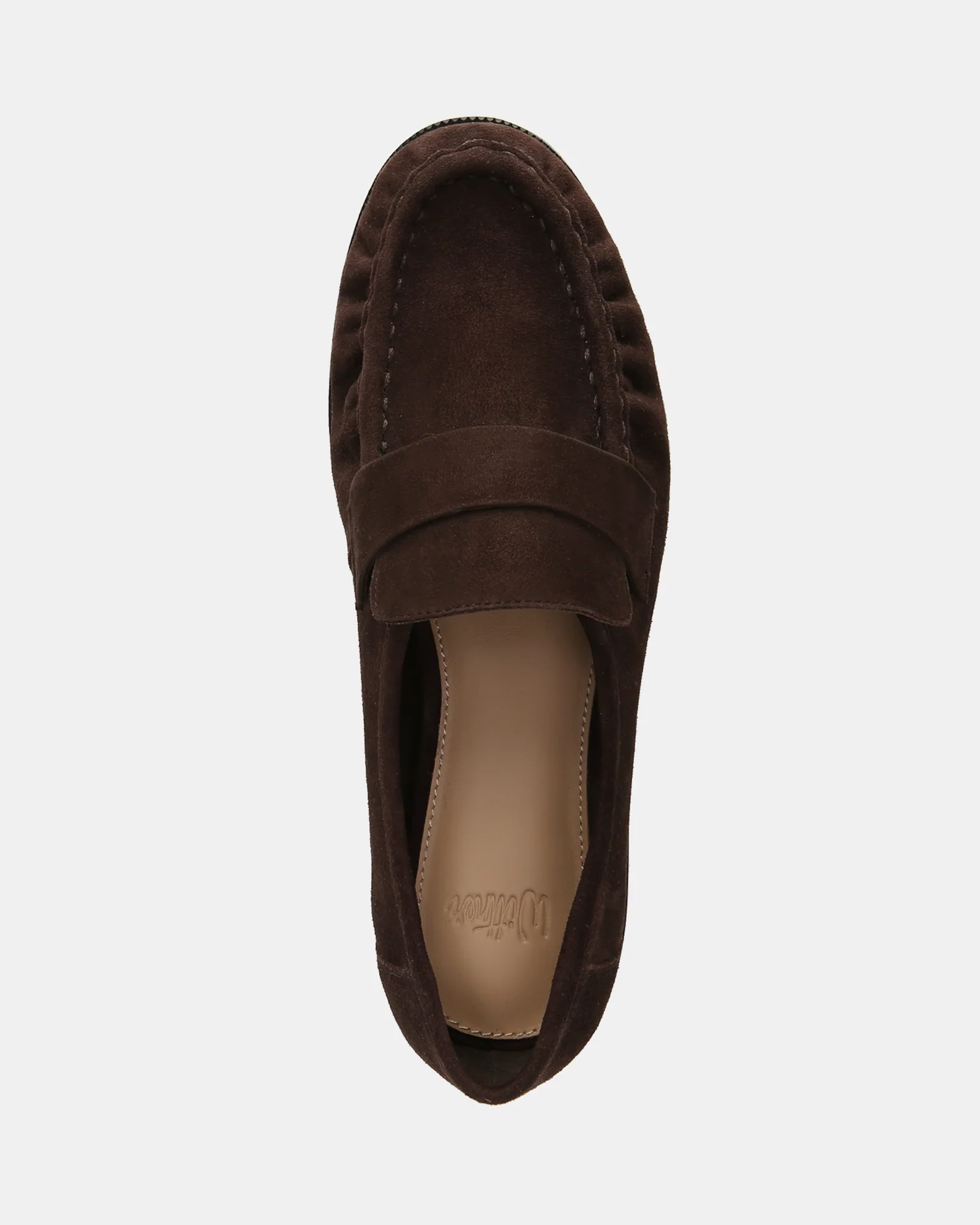 Adriel Chocolate Suede Leather Loafer - Image 5