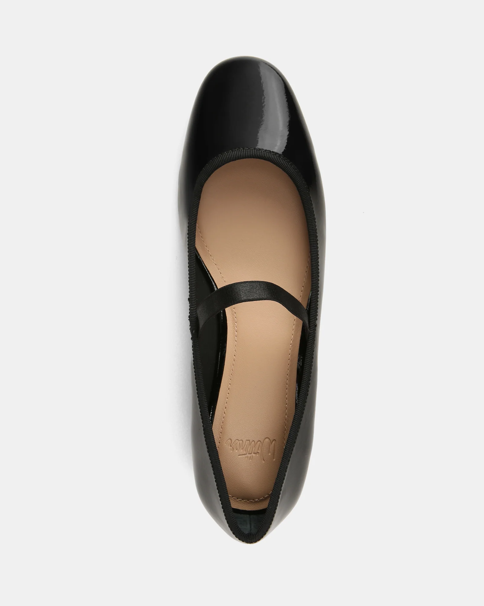 Alannah Black Crinkle Patent Leather Mary Jane - Image 5
