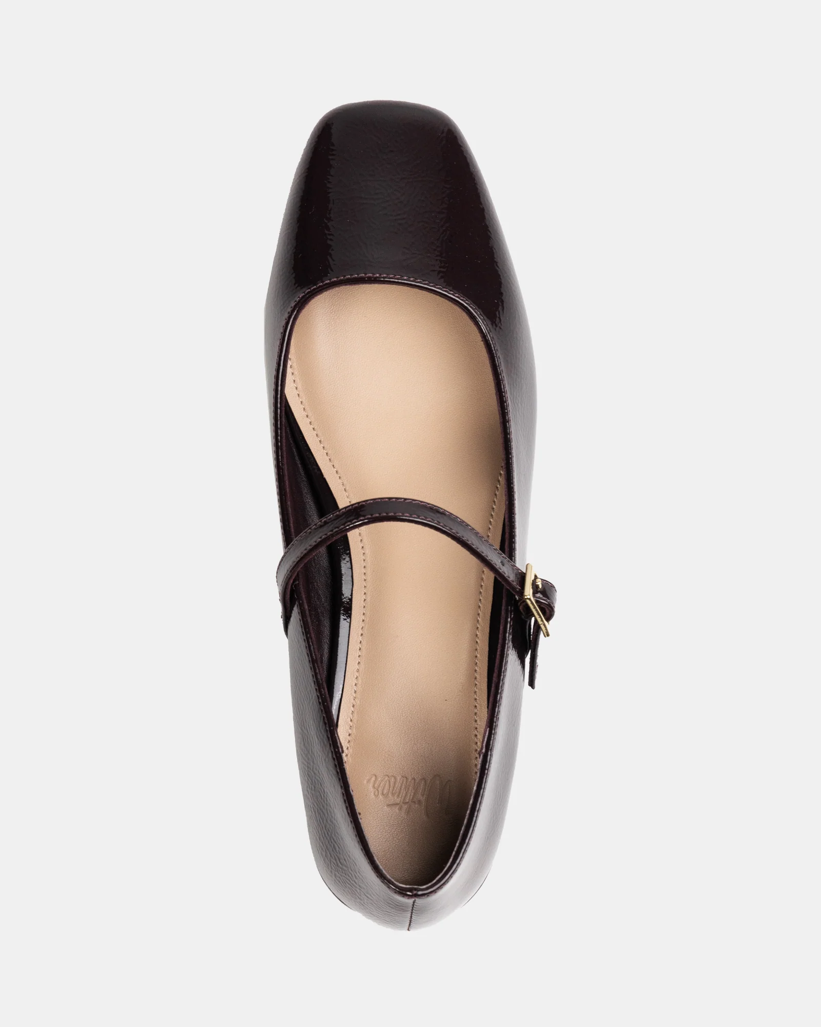 Aria Plum Crinkle Patent Leather Mary Jane - Image 5