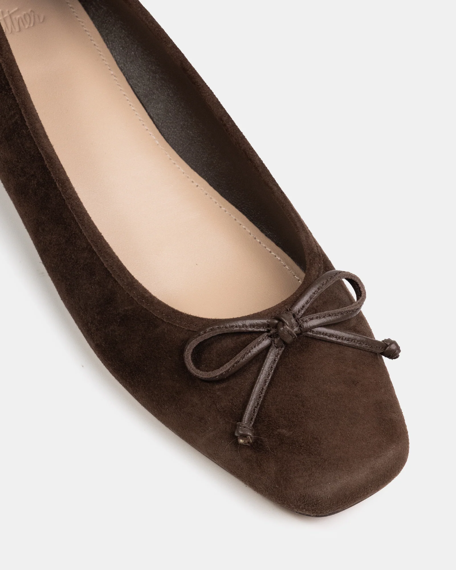 Armenia Hot Chocolate Suede Leather Ballet Flat - Image 4