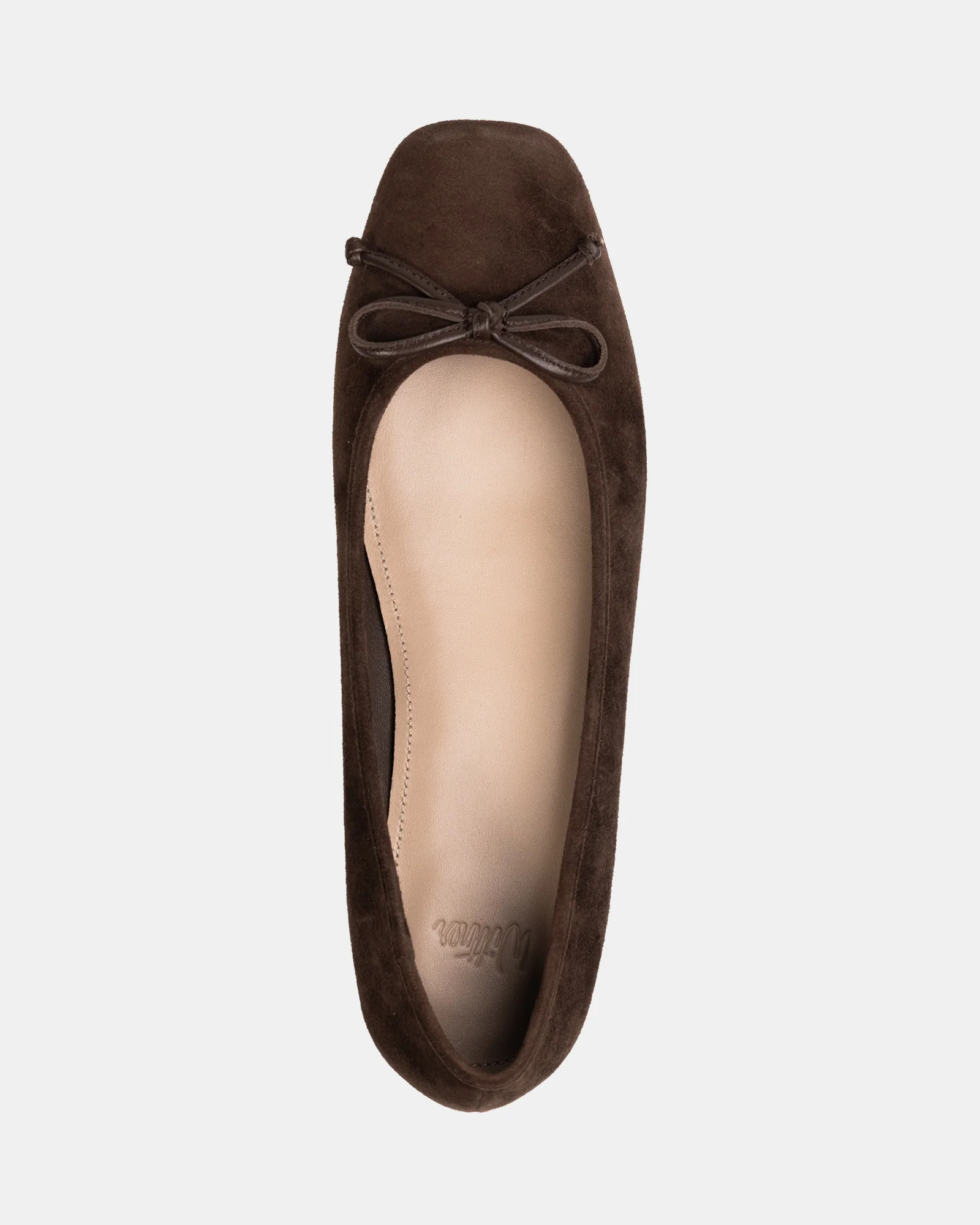 Armenia Hot Chocolate Suede Leather Ballet Flat - Image 6