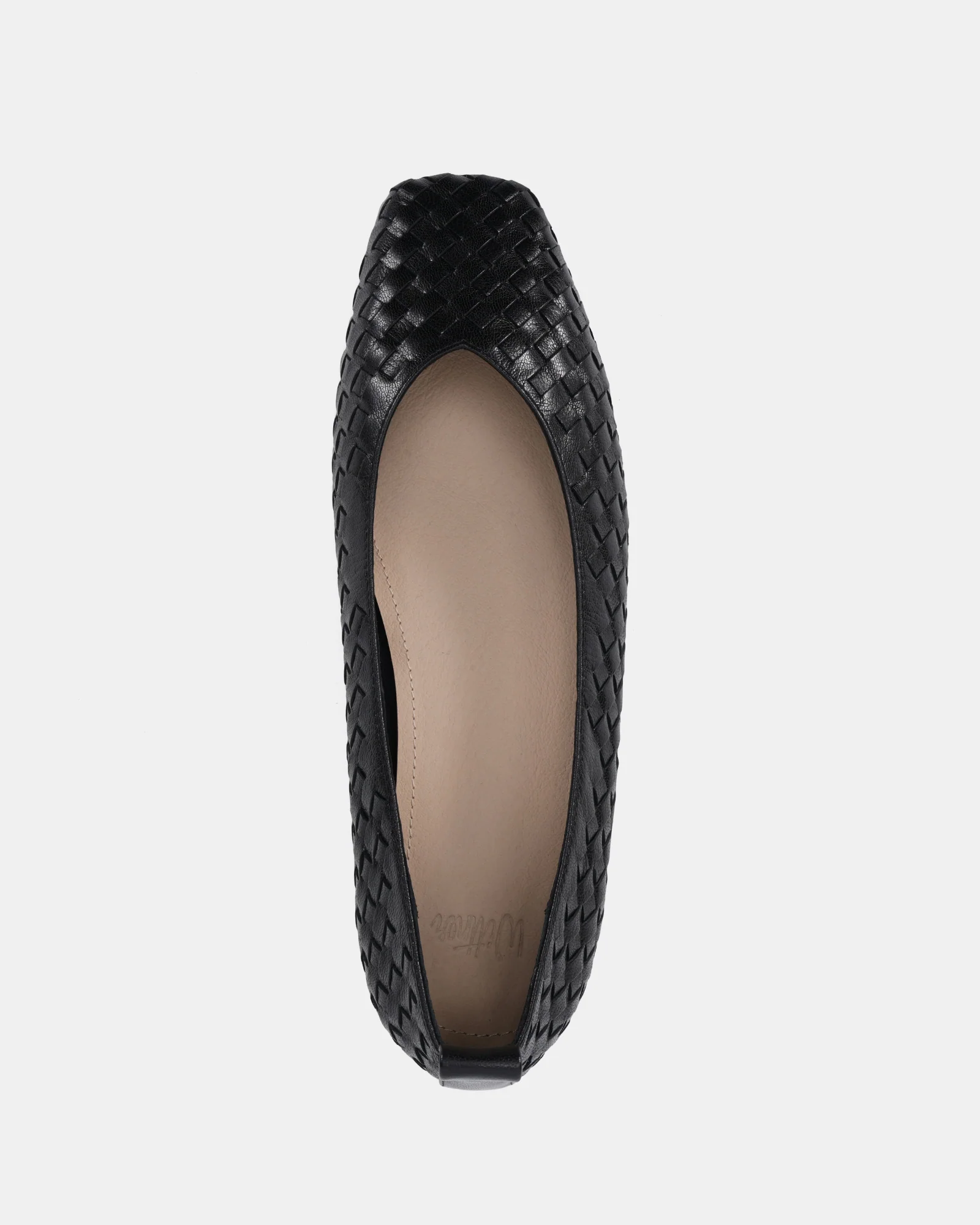 Berty Black Leather Ballet Flat - Image 5