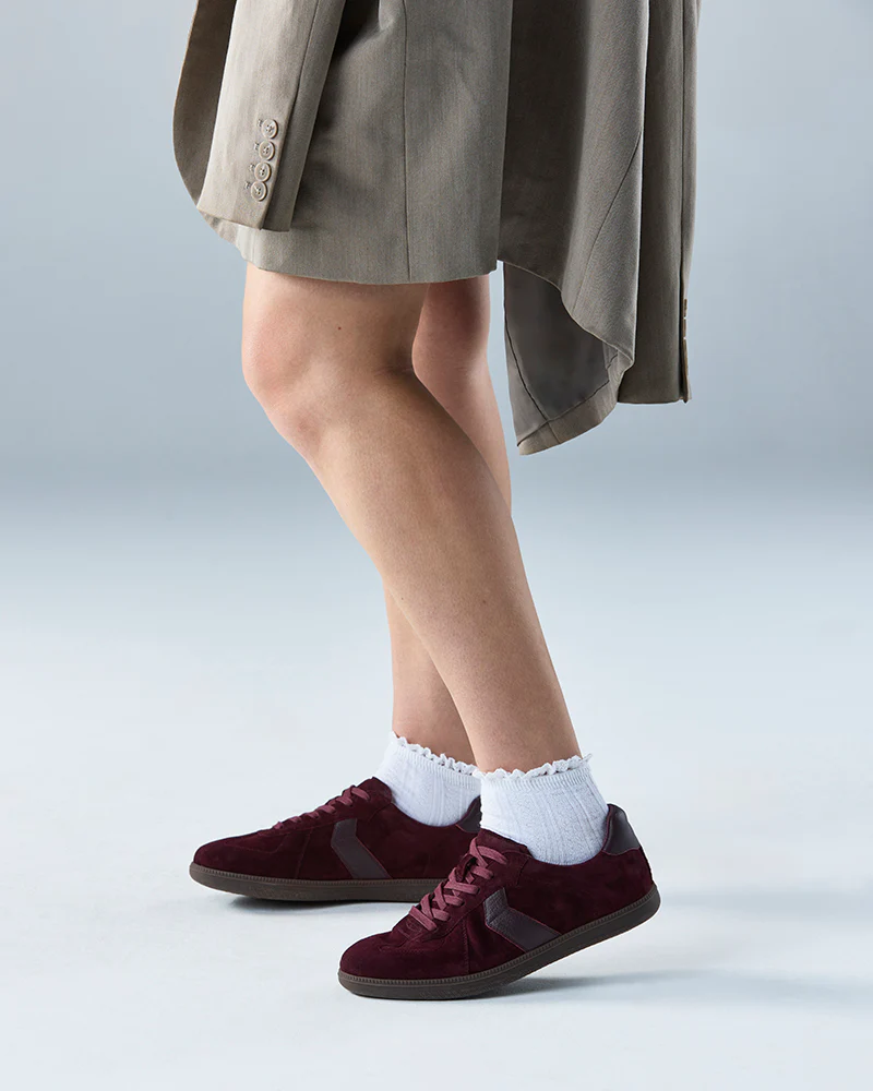 Blaze Raisin Suede Leather Sneaker - Image 7
