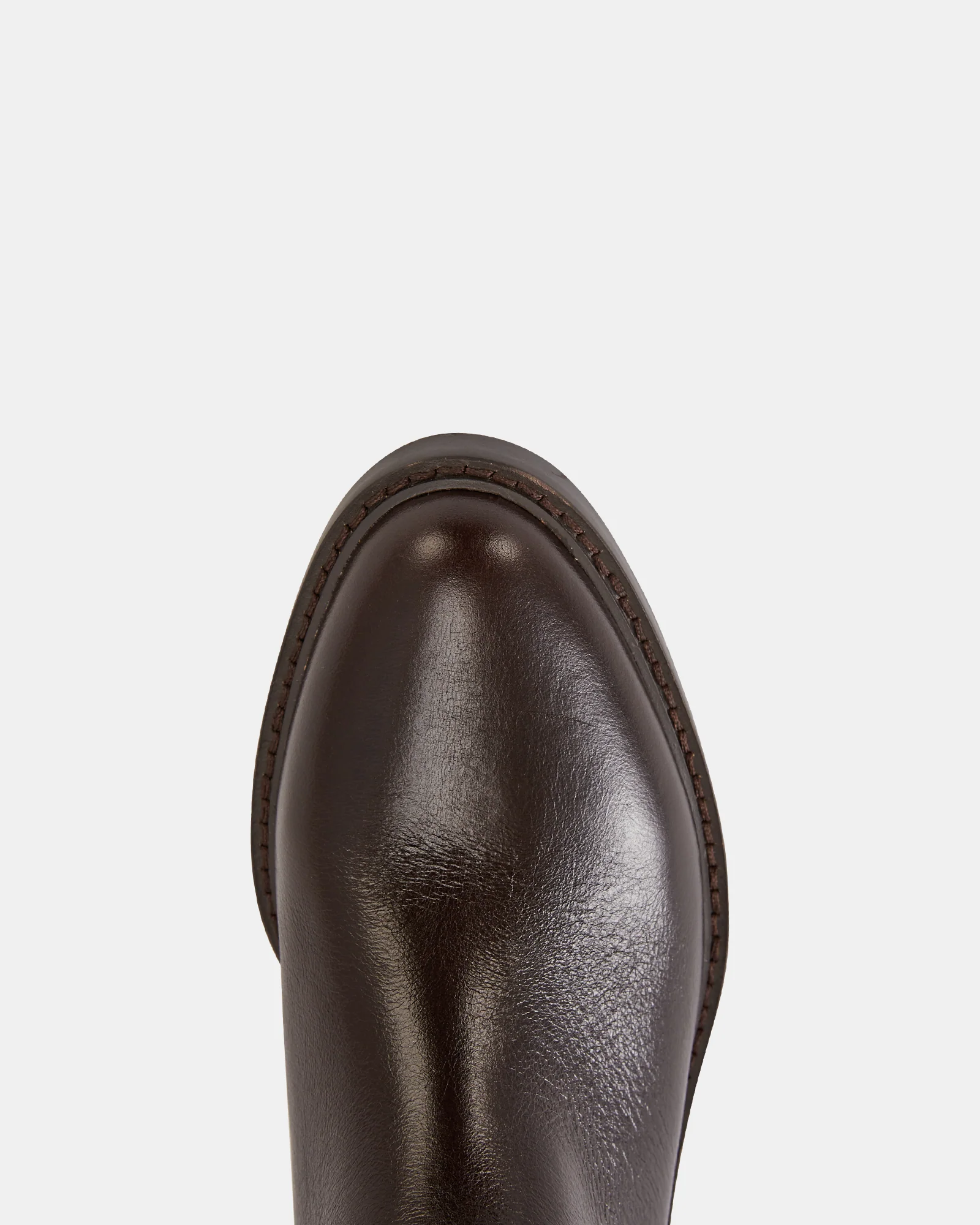 Bobby Dark Brown Leather Knee High Boot - Image 5