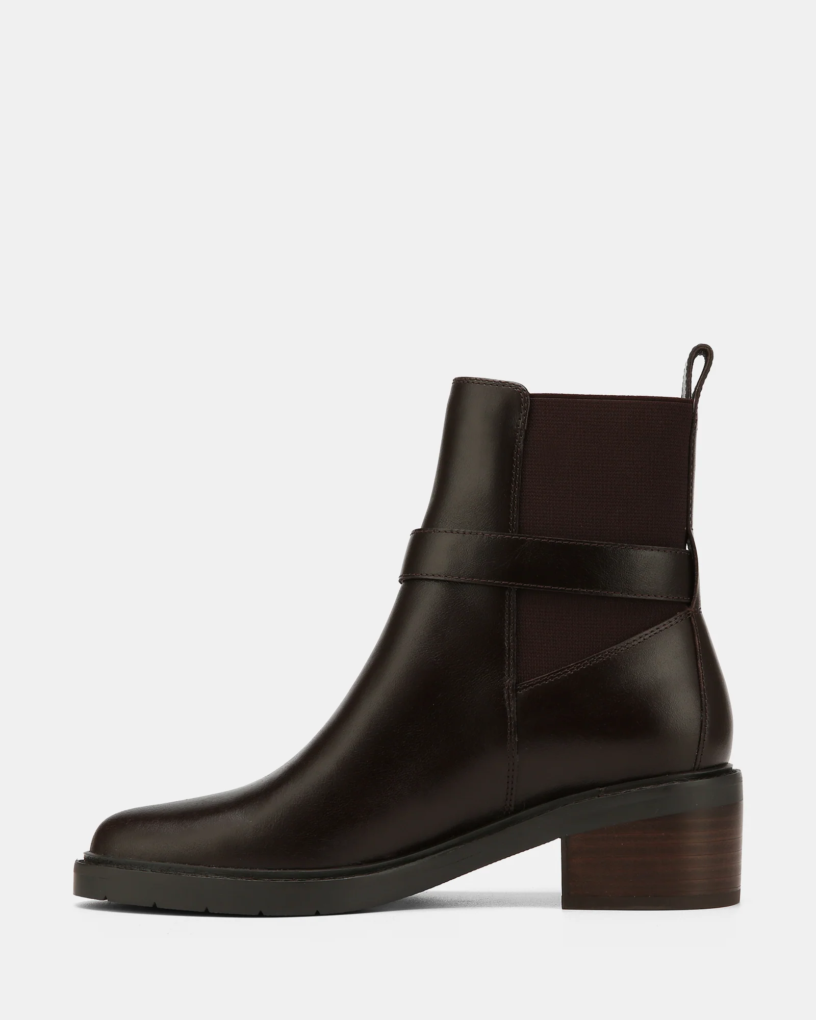 Brandy Dark Brown Leather Ankle Boot - Image 6