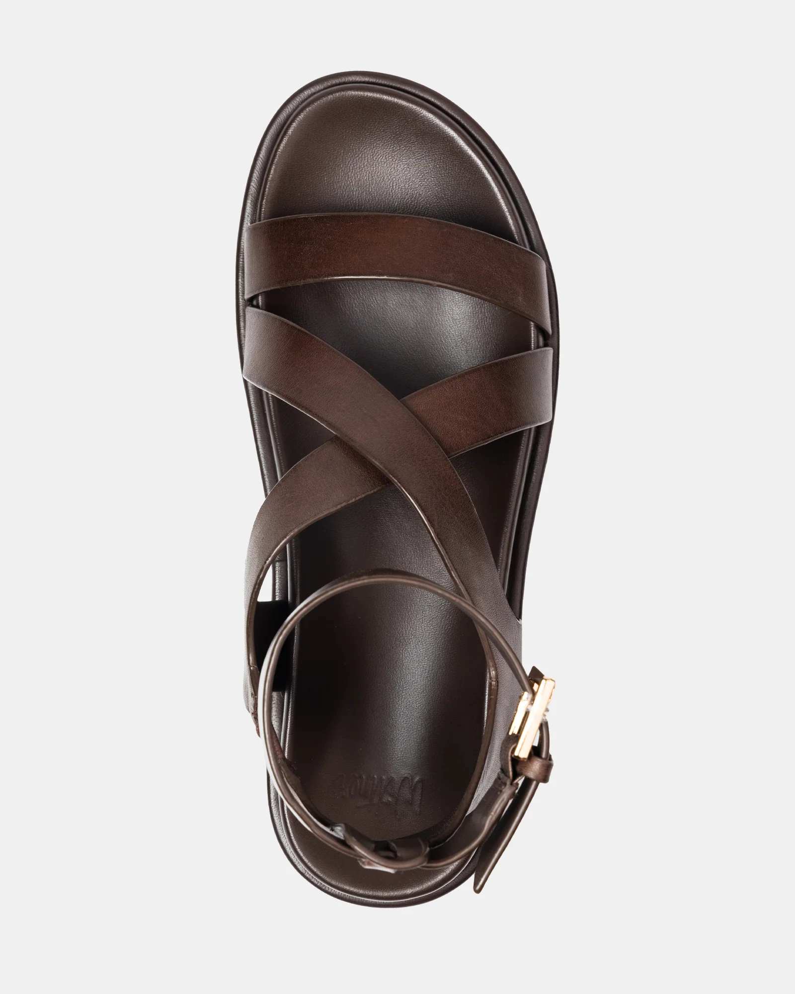 Bryer Ebony Leather Sandal - Image 5