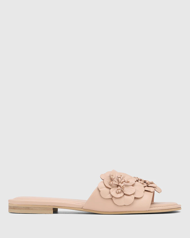 Coco Ballet Pink Leather Slide