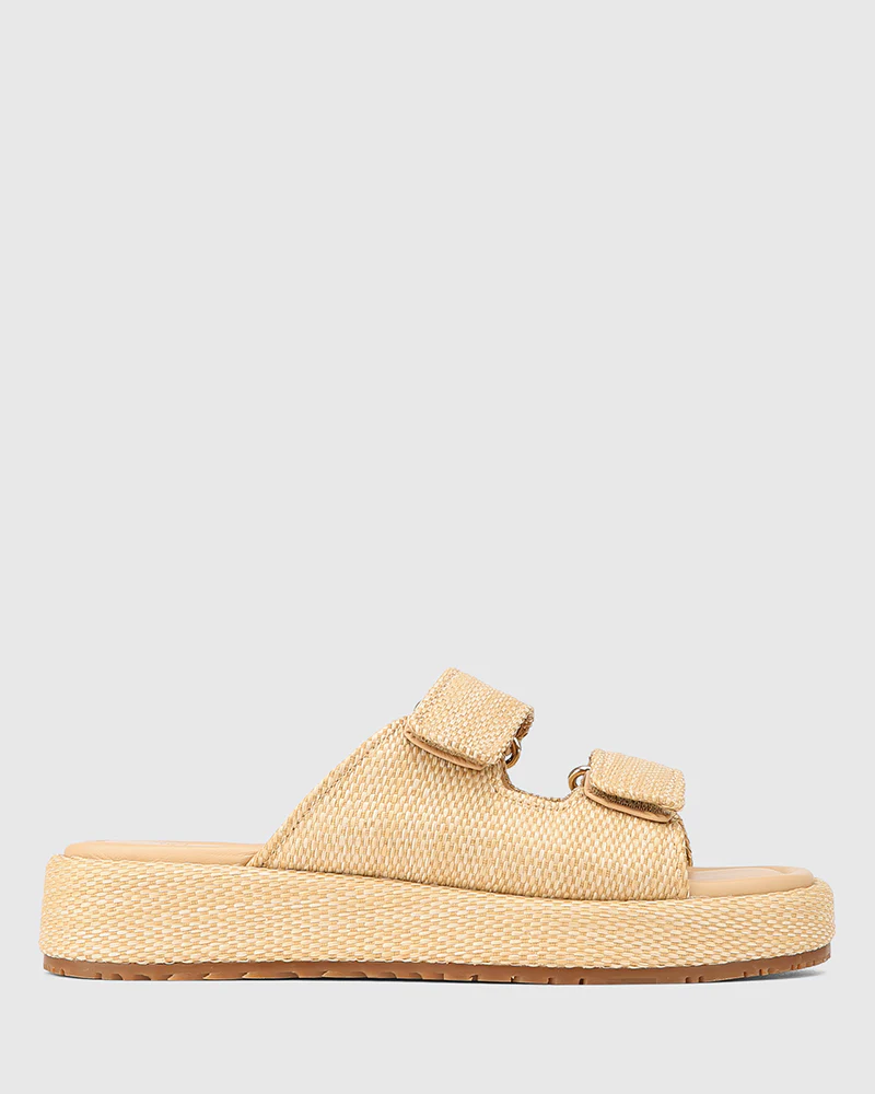 Codi Natural Woven Textile Flatform
