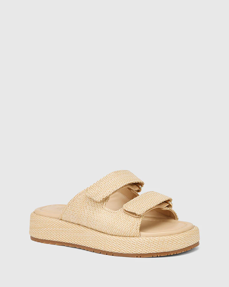 Codi Natural Woven Textile Flatform - Image 3
