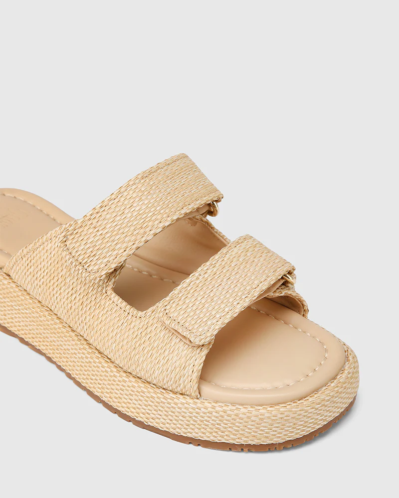 Codi Natural Woven Textile Flatform - Image 4