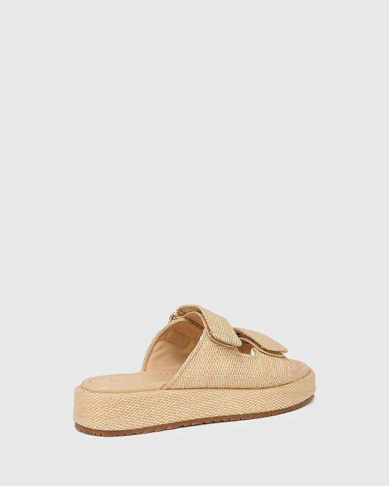 Codi Natural Woven Textile Flatform - Image 5