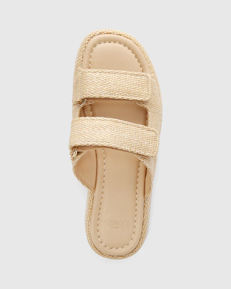 Codi Natural Woven Textile Flatform - Image 6