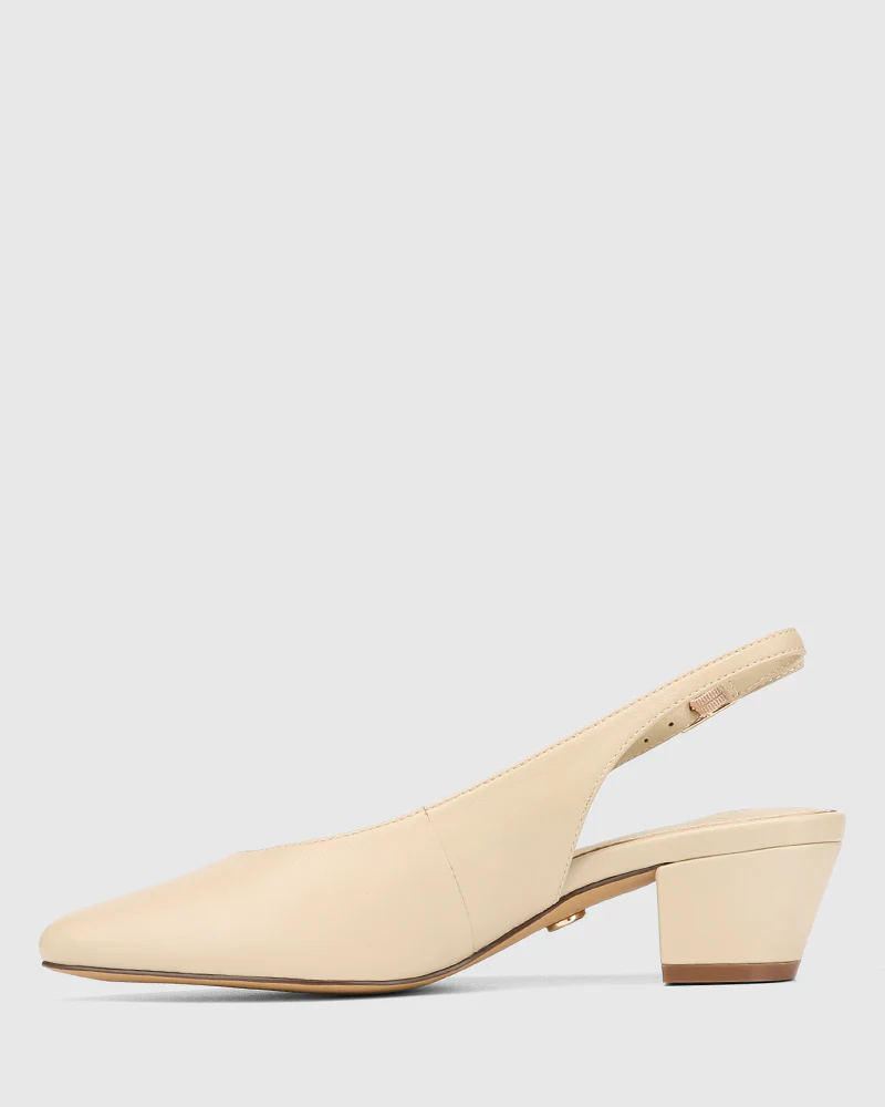 Cove Biscotti Leather Slingback - Image 6