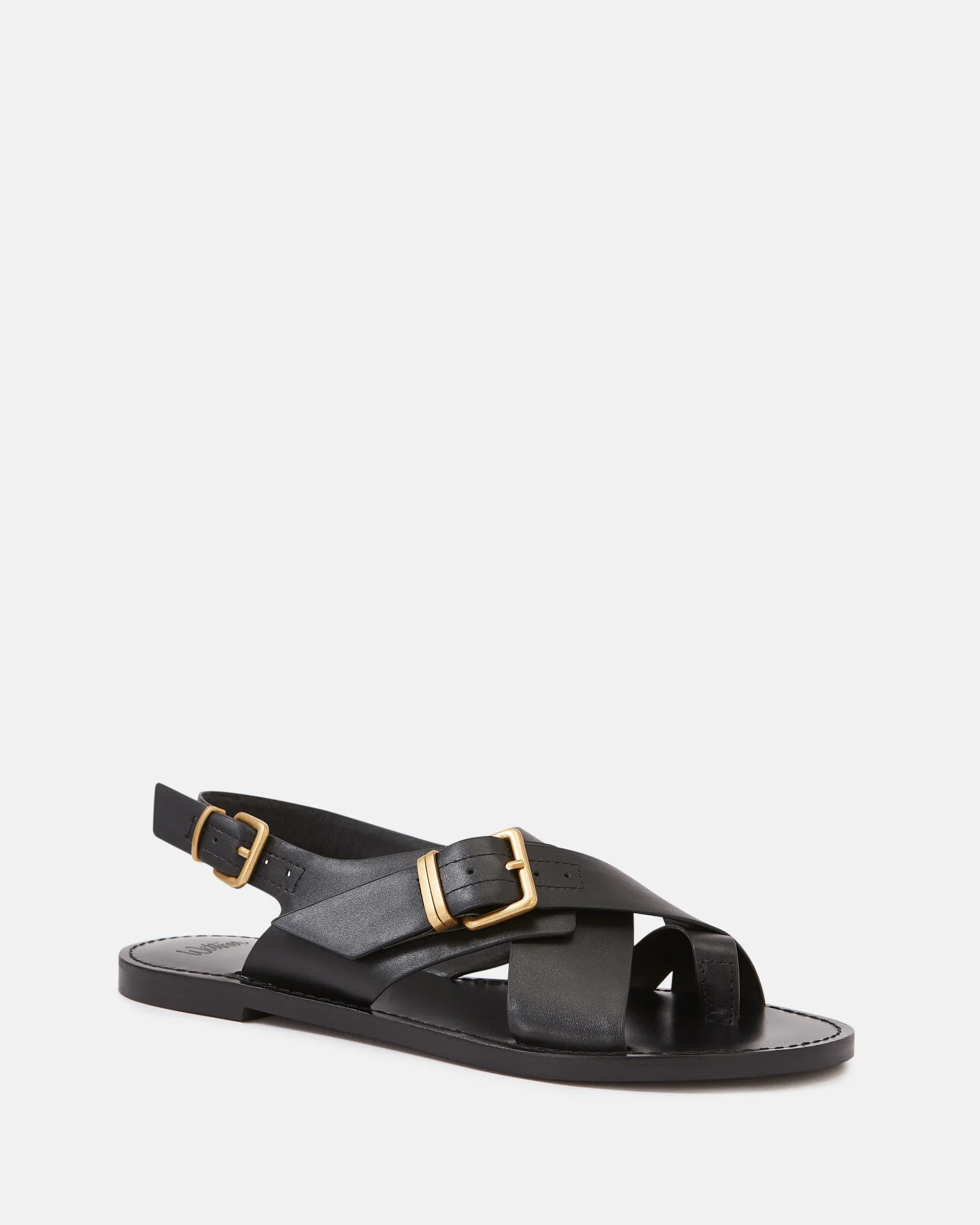 Danna Black Leather Sandal - Image 2