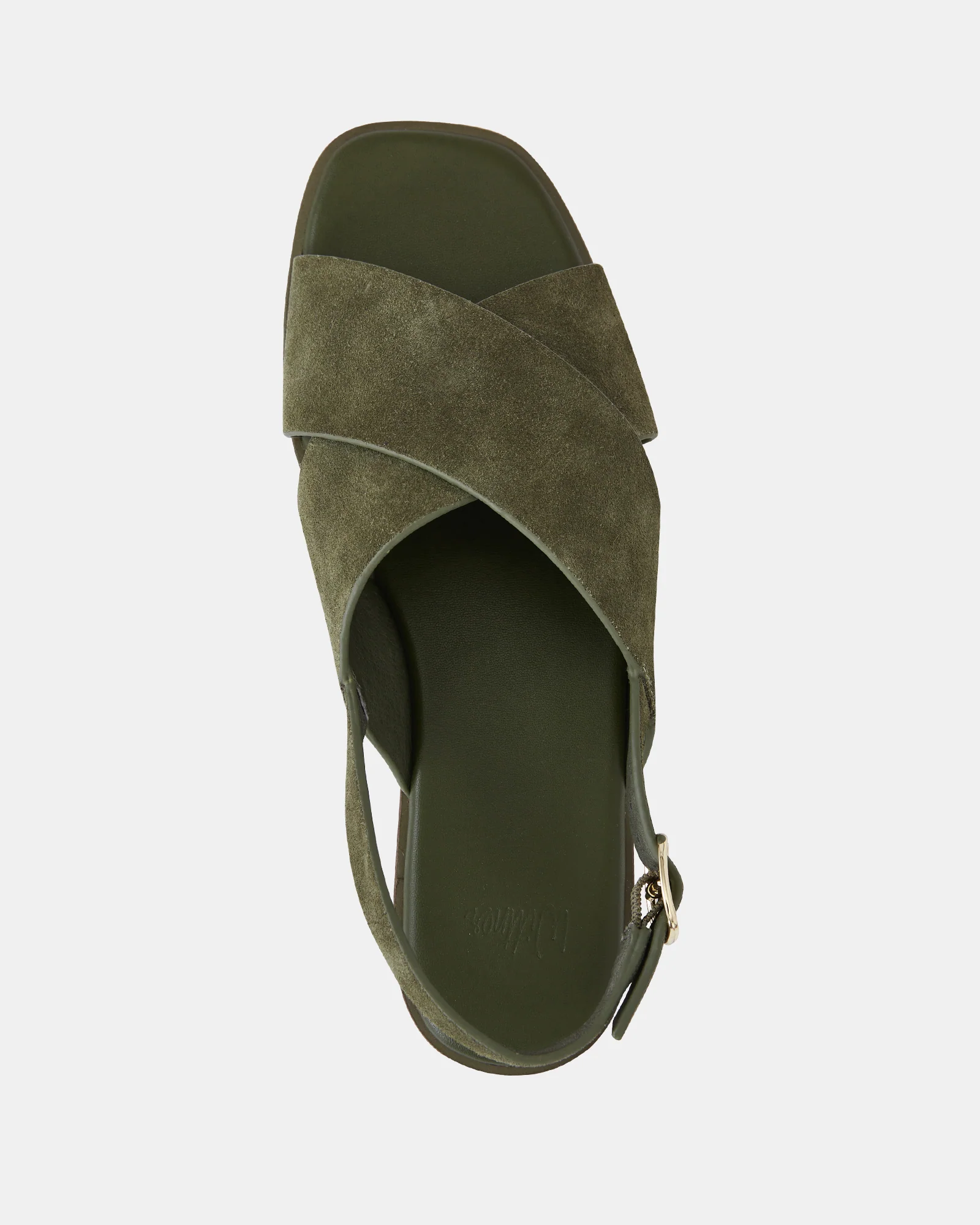 Deon Boho Green Suede Leather Sandal - Image 5