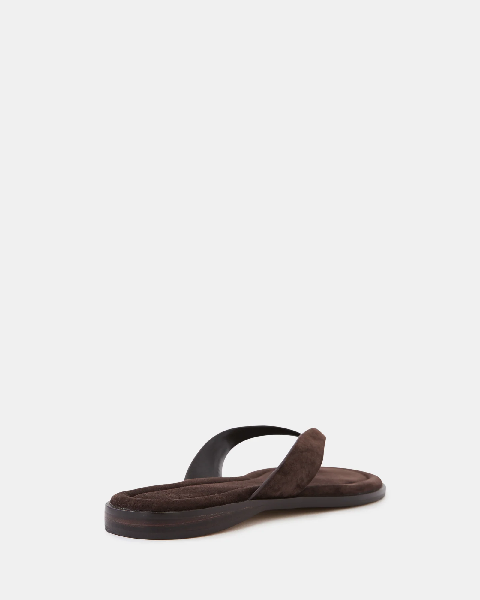 Ethel Espresso Suede Leather Thong - Image 4