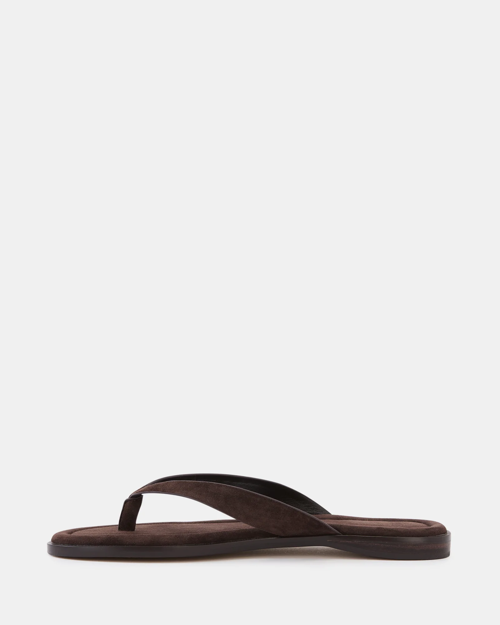Ethel Espresso Suede Leather Thong - Image 6