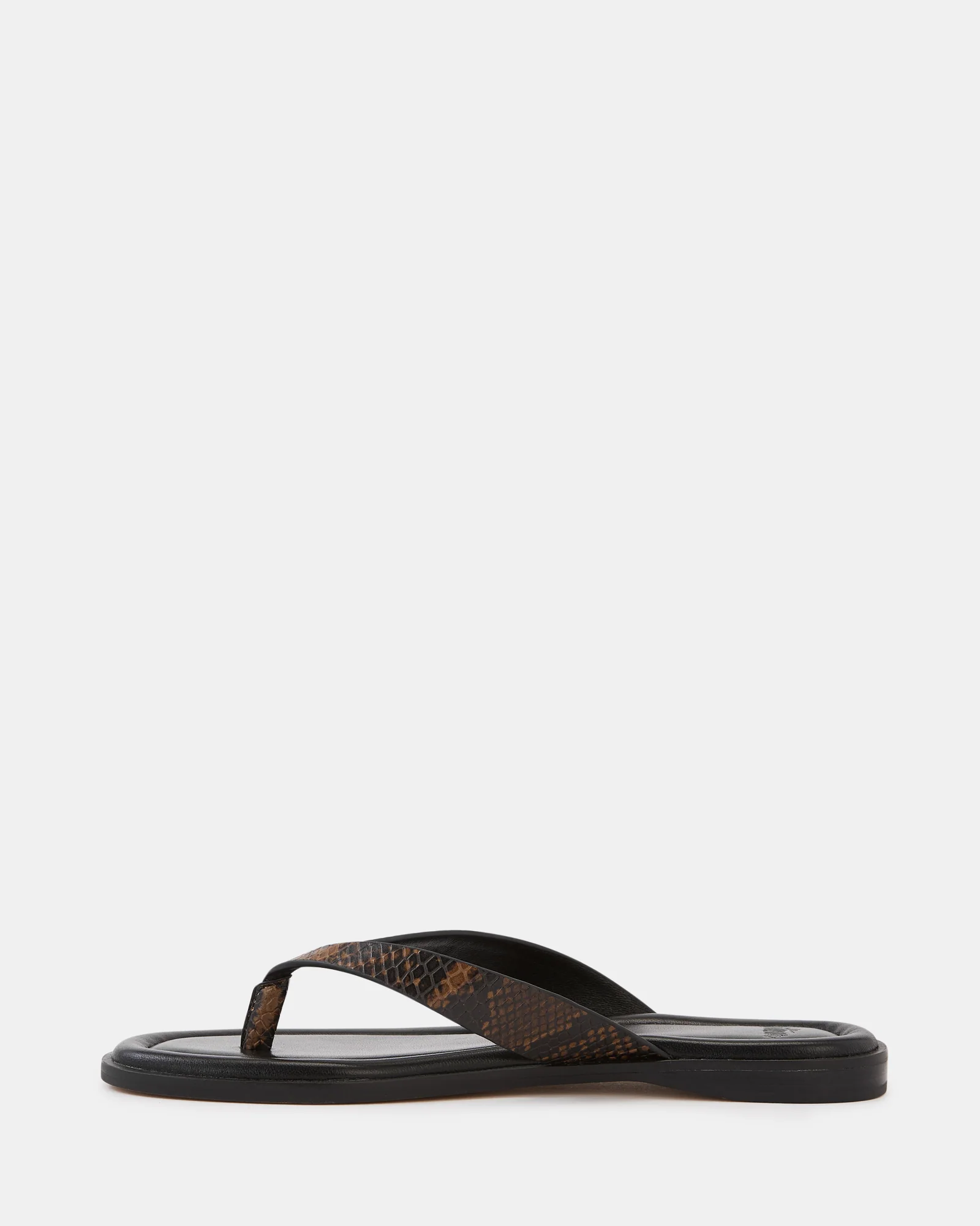 Ethel Snake Emboss Leather Thong - Image 6