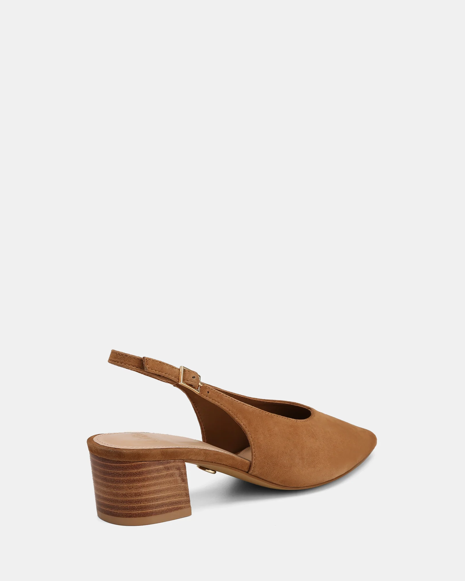 Fatima Nutmeg Suede Leather Slingback - Image 4