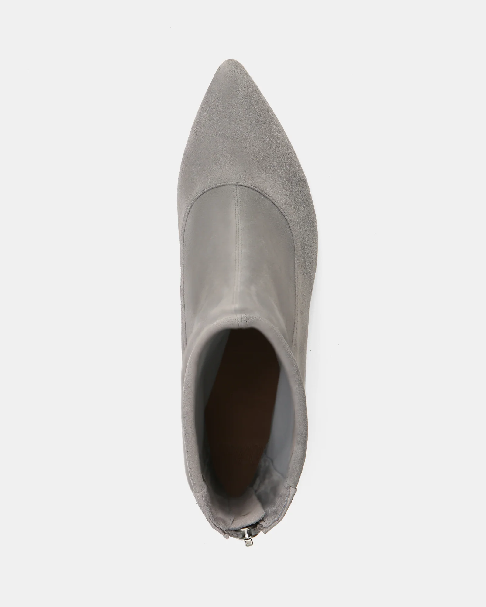 Felix Cement Grey Stretch Suede Leather Ankle Boot - Image 6