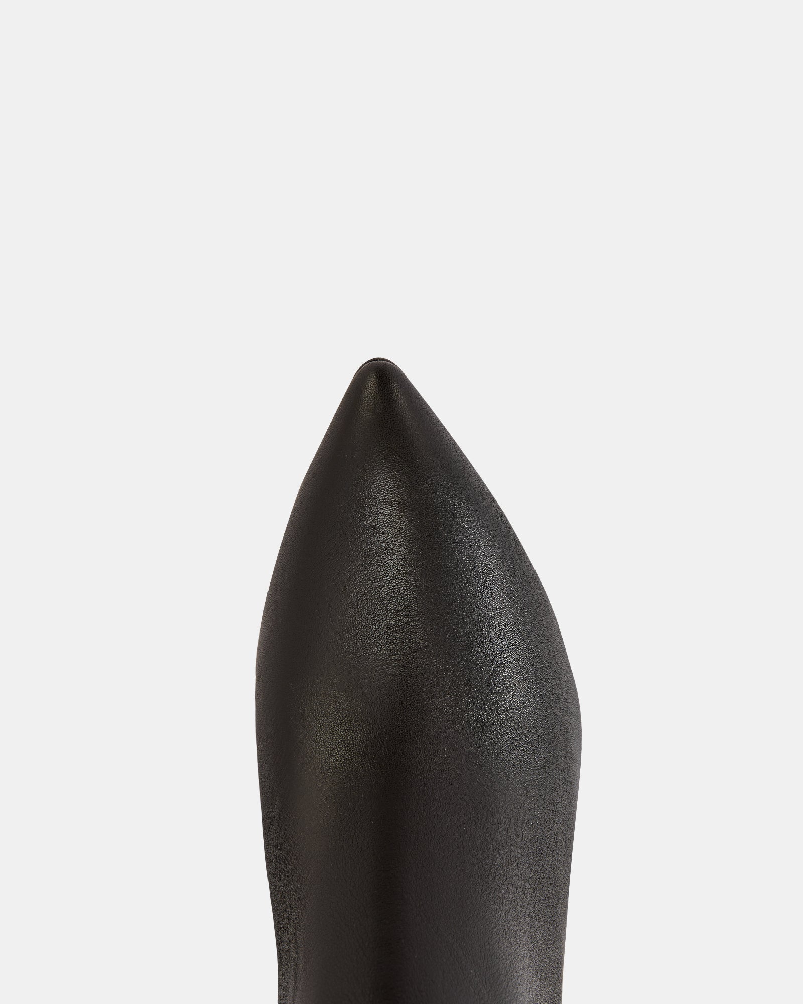 Freda Black Leather Knee High Boot - Image 5