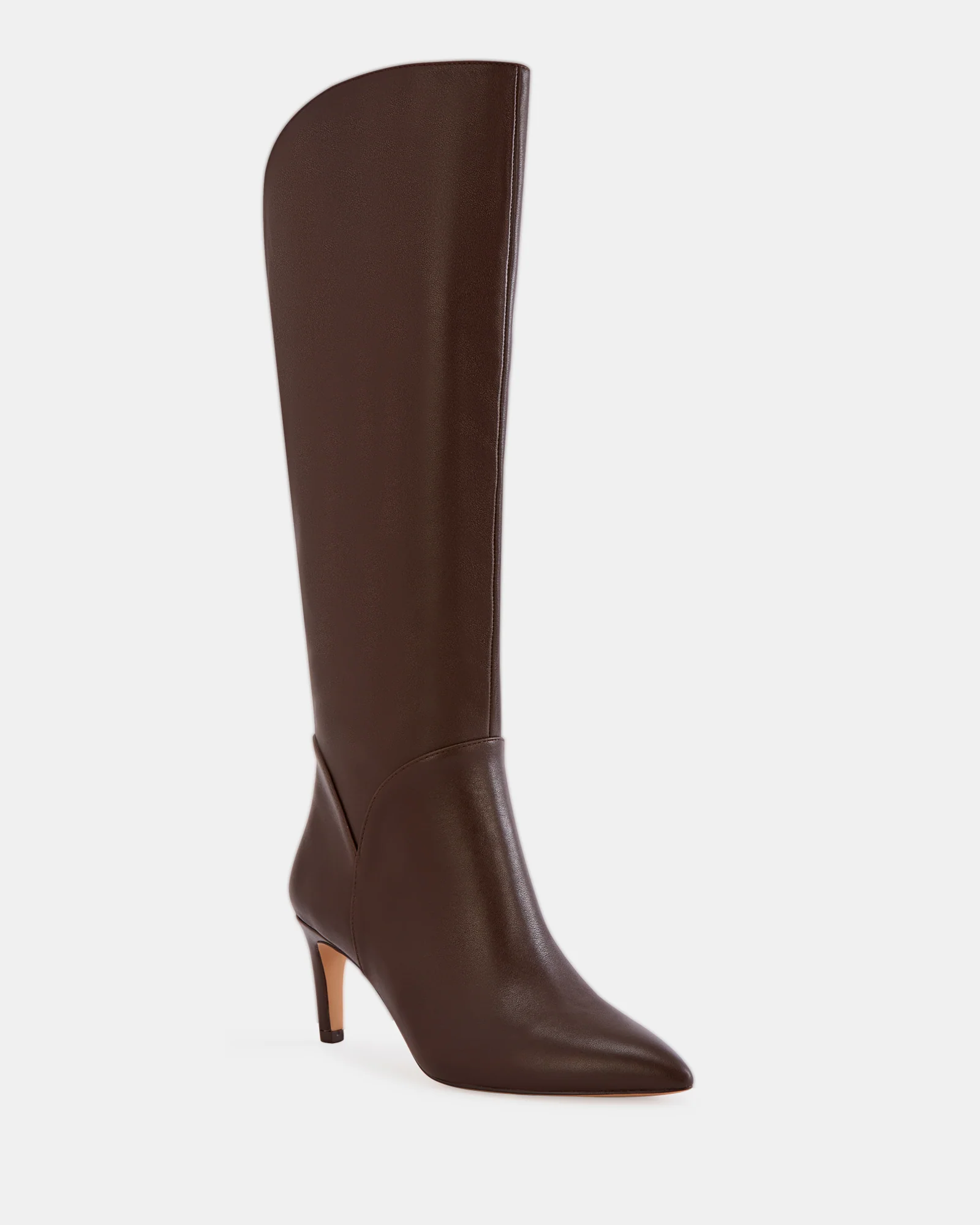 Freda Espresso Leather Knee High Boot - Image 2