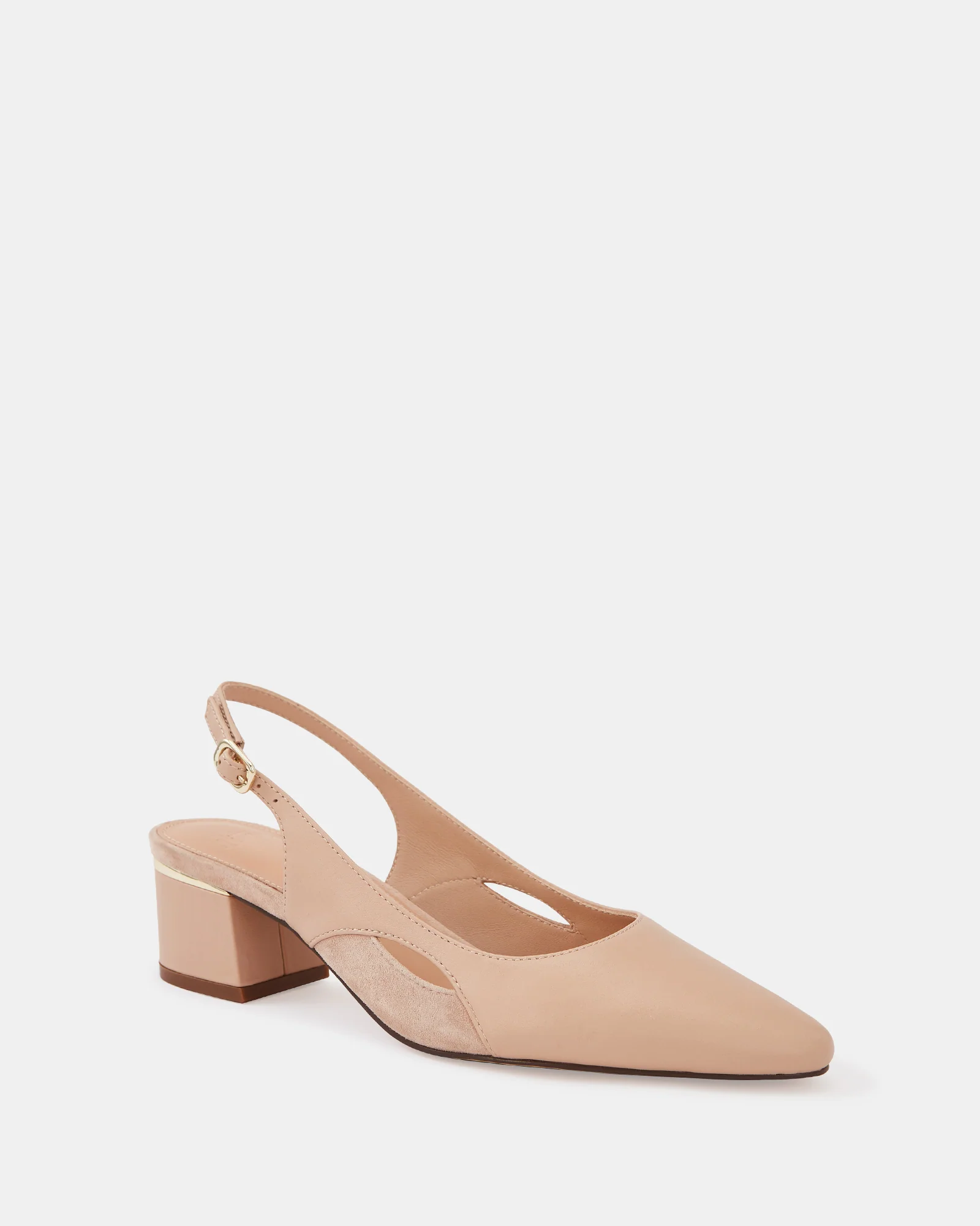 Gisela Bisque Leather Slingback - Image 2