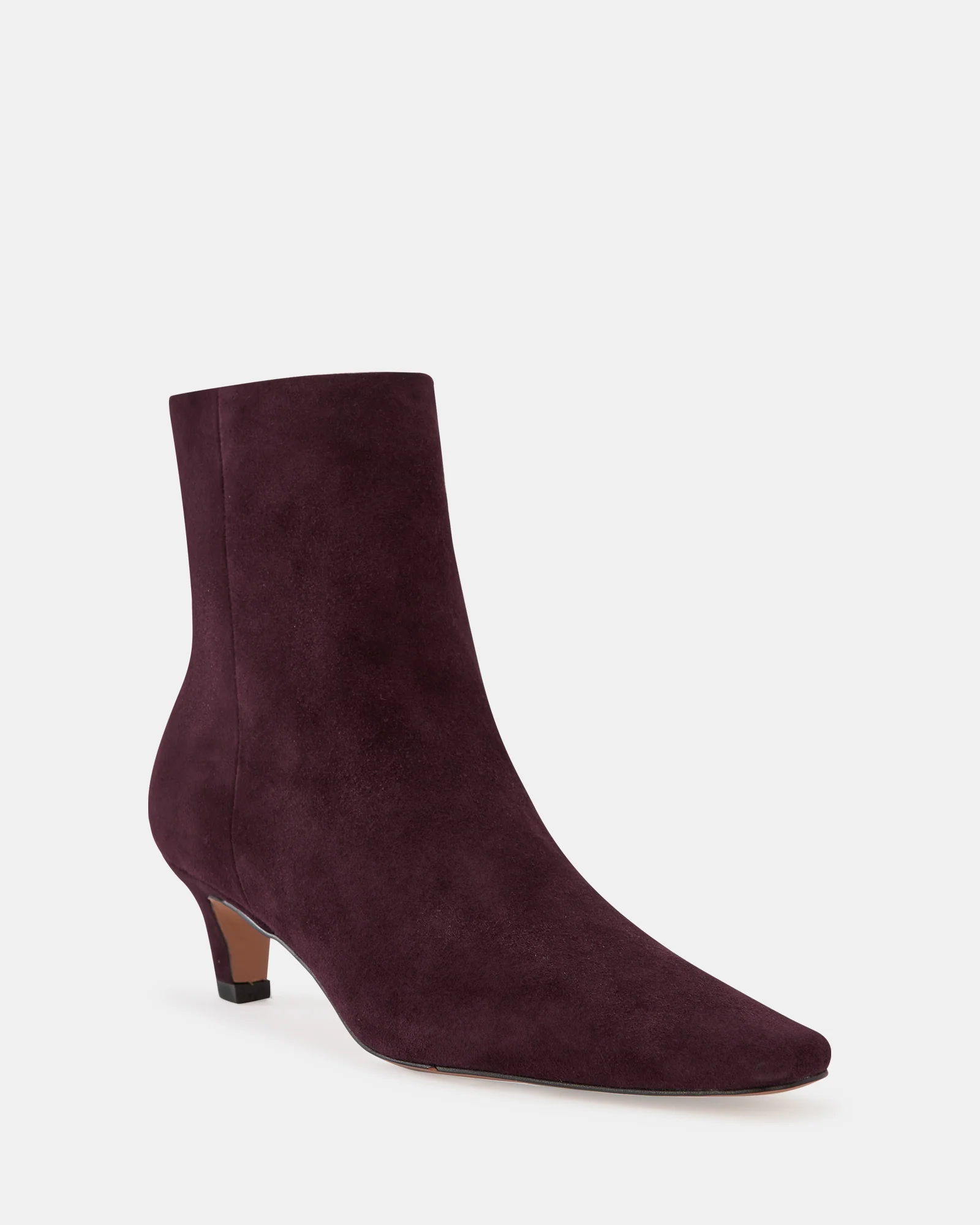 Honora Raisin Suede Leather Ankle Boot - Image 2