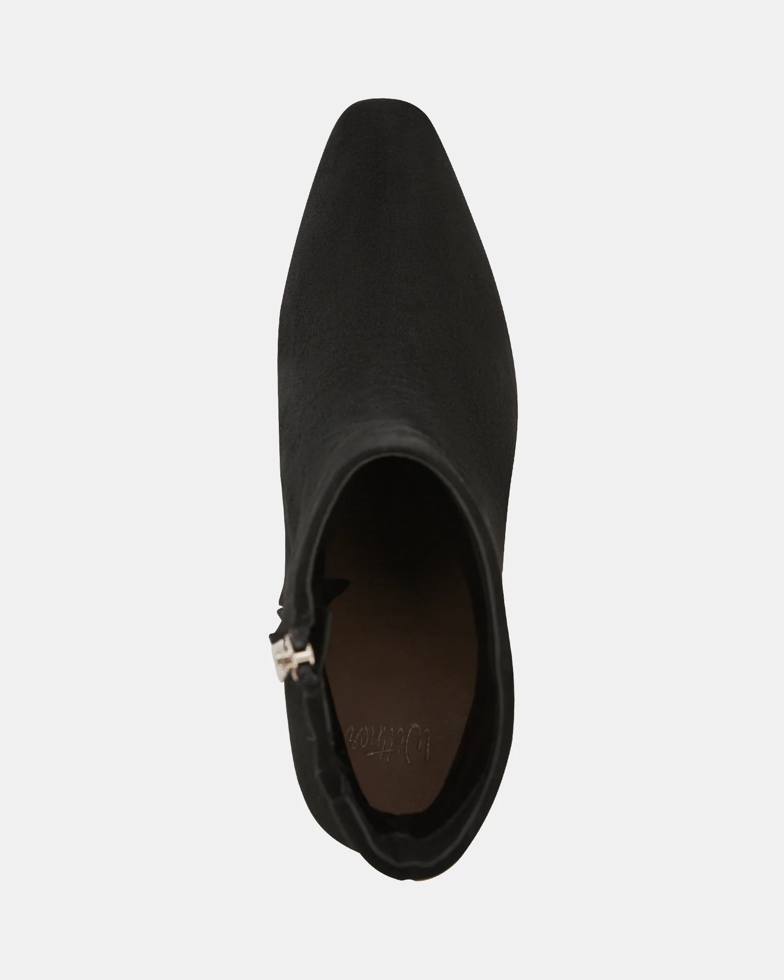 Honora Black Suede Leather Ankle Boot - Image 5