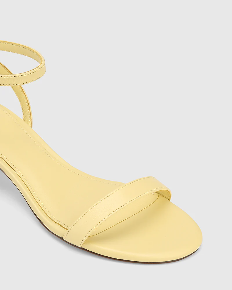 Jo Buttercup Leather Kitten Heel - Image 5