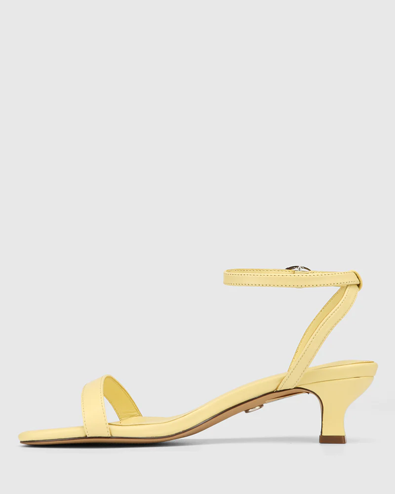 Jo Buttercup Leather Kitten Heel - Image 8