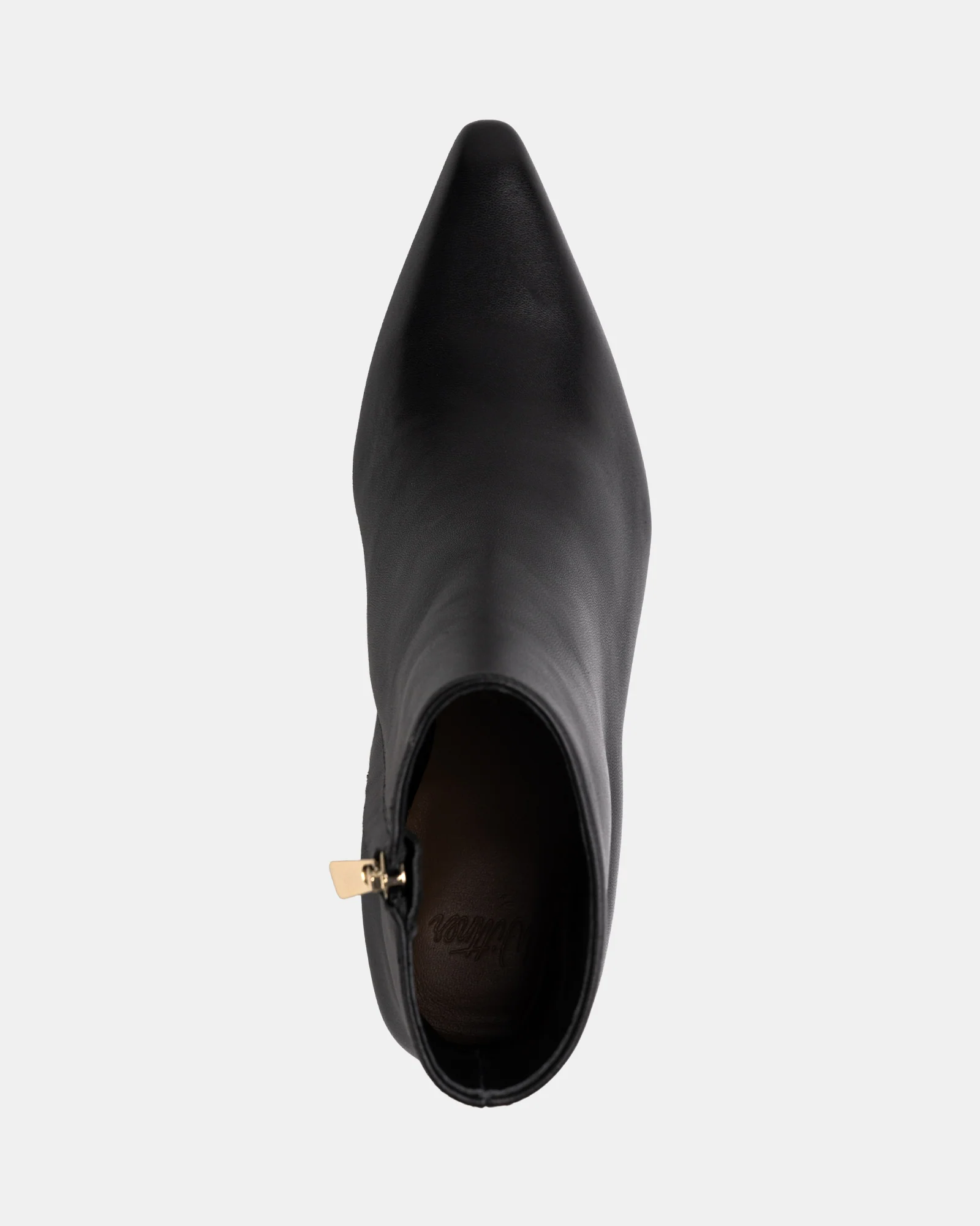 Kloe Black Leather Ankle Boot - Image 5