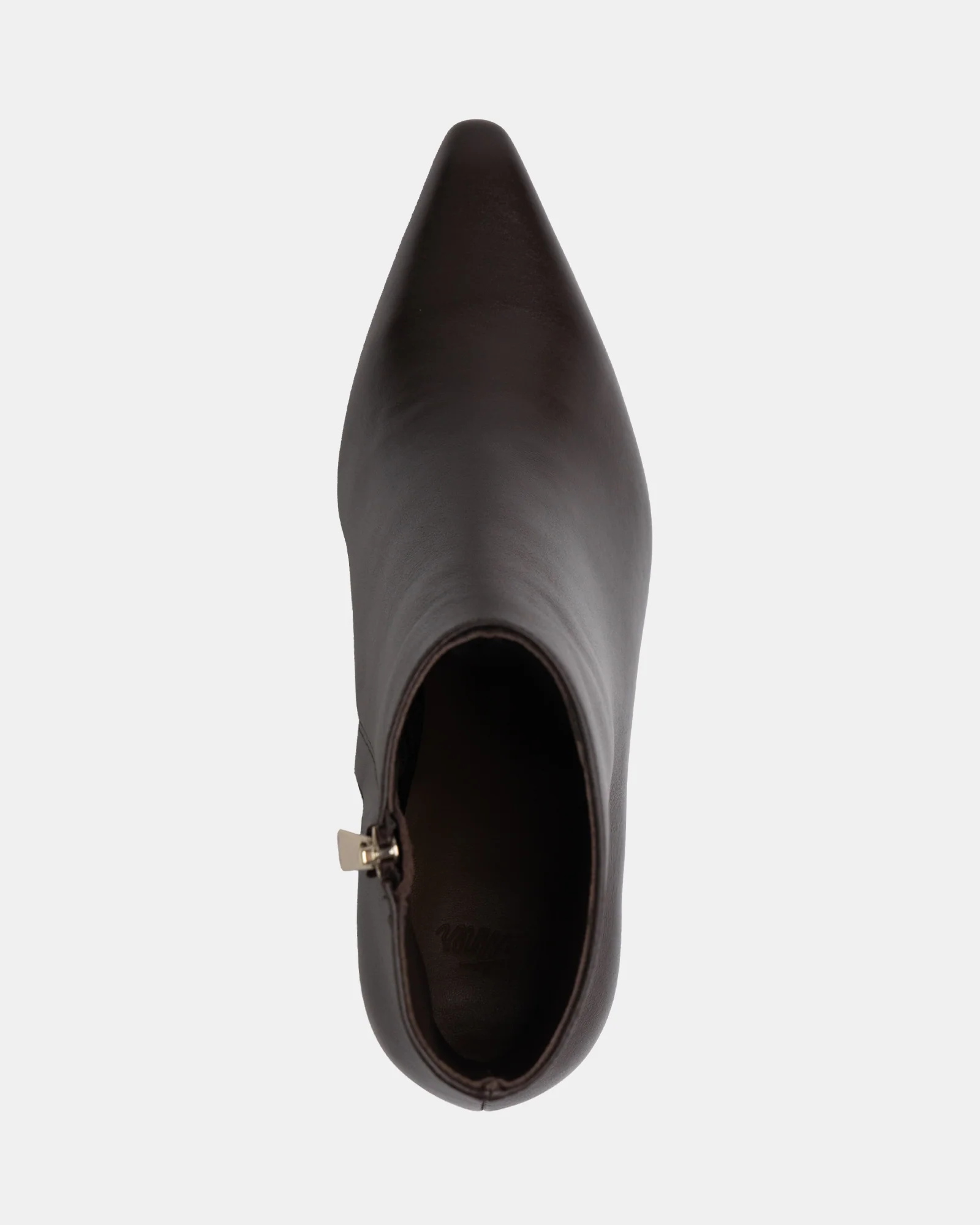 Kloe Dark Brown Leather Ankle Boot - Image 5