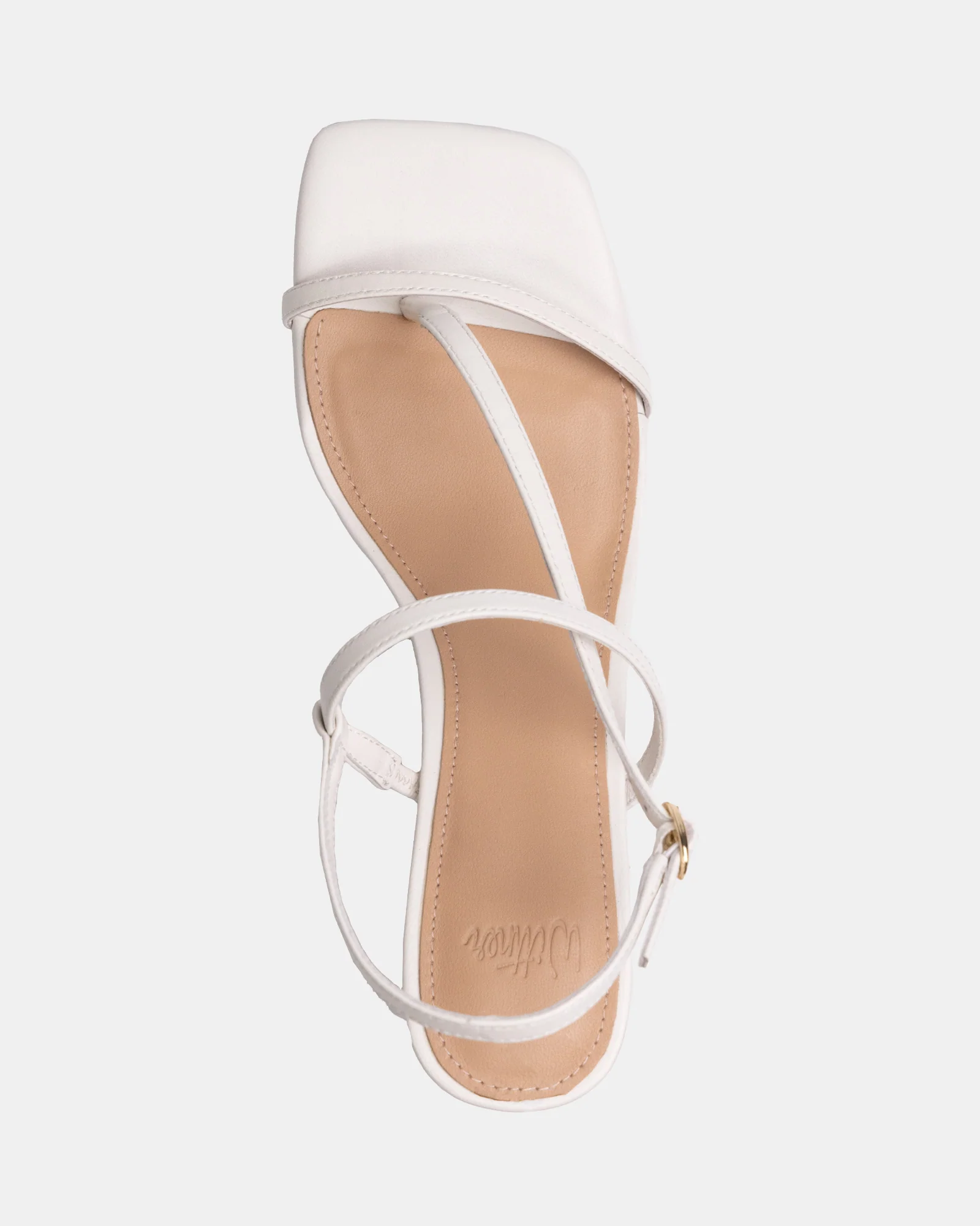 Koda Off White Leather Strappy Heel - Image 5