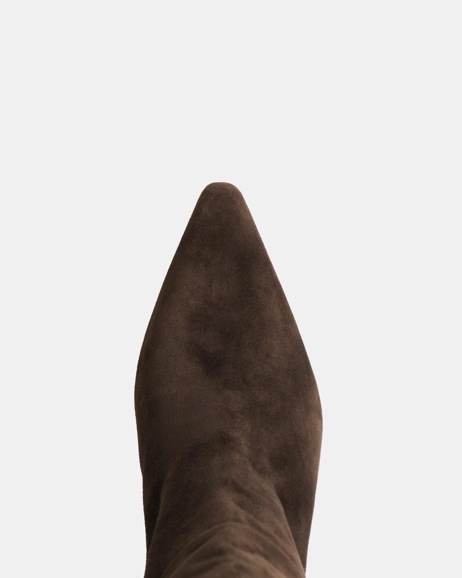 Kolton Chocolate Suede Leather Knee High Boot - Image 5