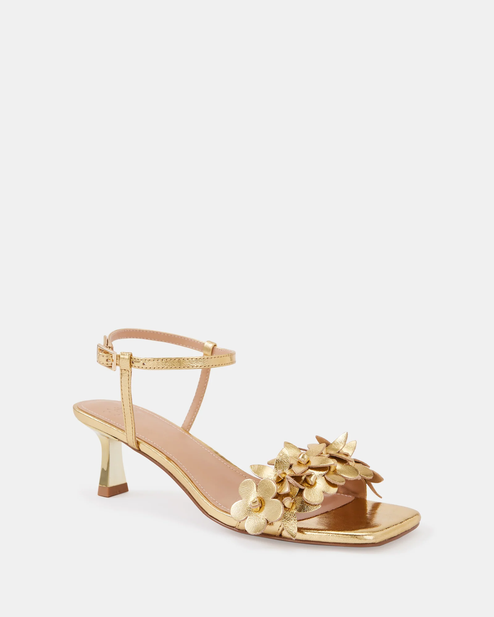 Kori Gold Metallic Leather Sandal - Image 2