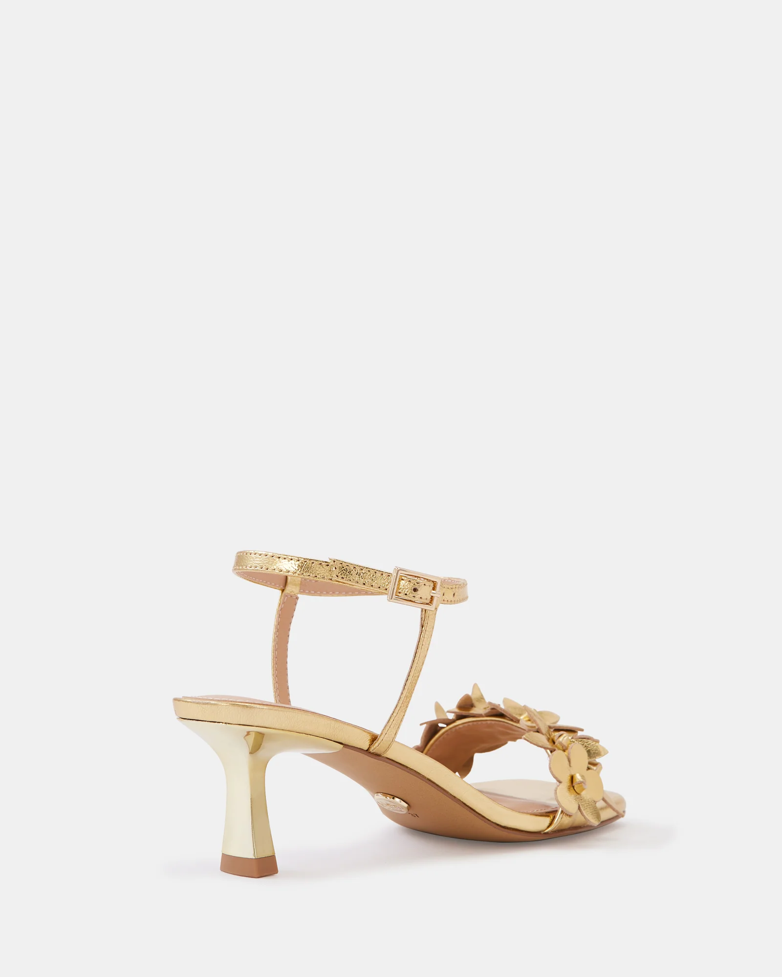 Kori Gold Metallic Leather Sandal - Image 4