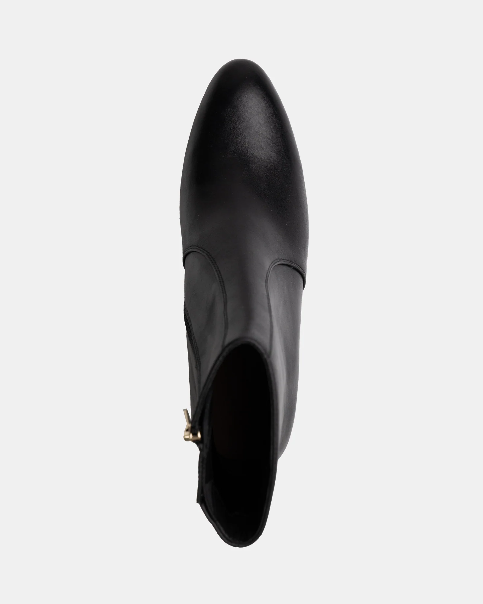 Kyrah Black Leather Ankle Boot - Image 5