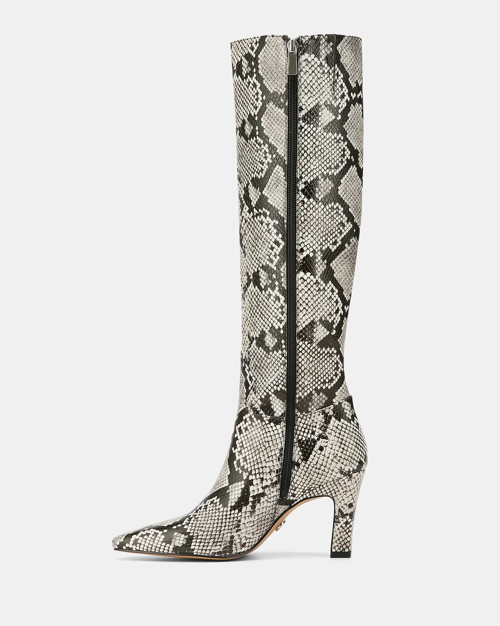 Louella Snake Embossed Leather Knee High Boot - Image 6