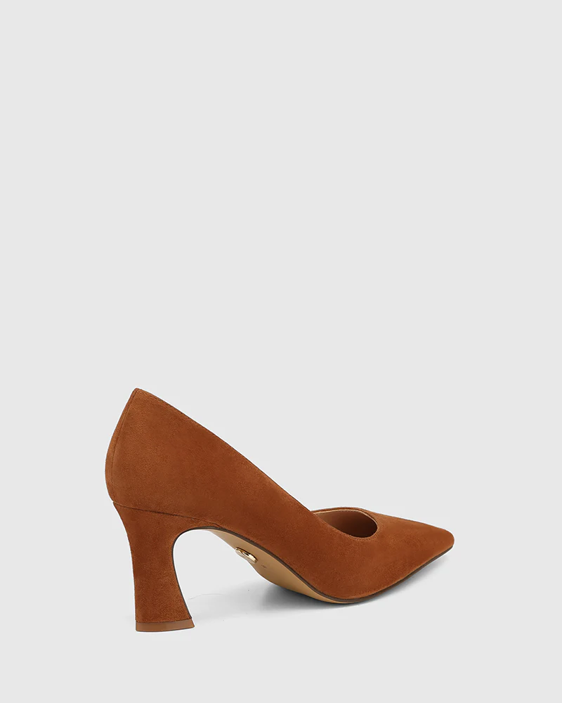 Lover Havana Tan Suede Leather Pump - Image 4
