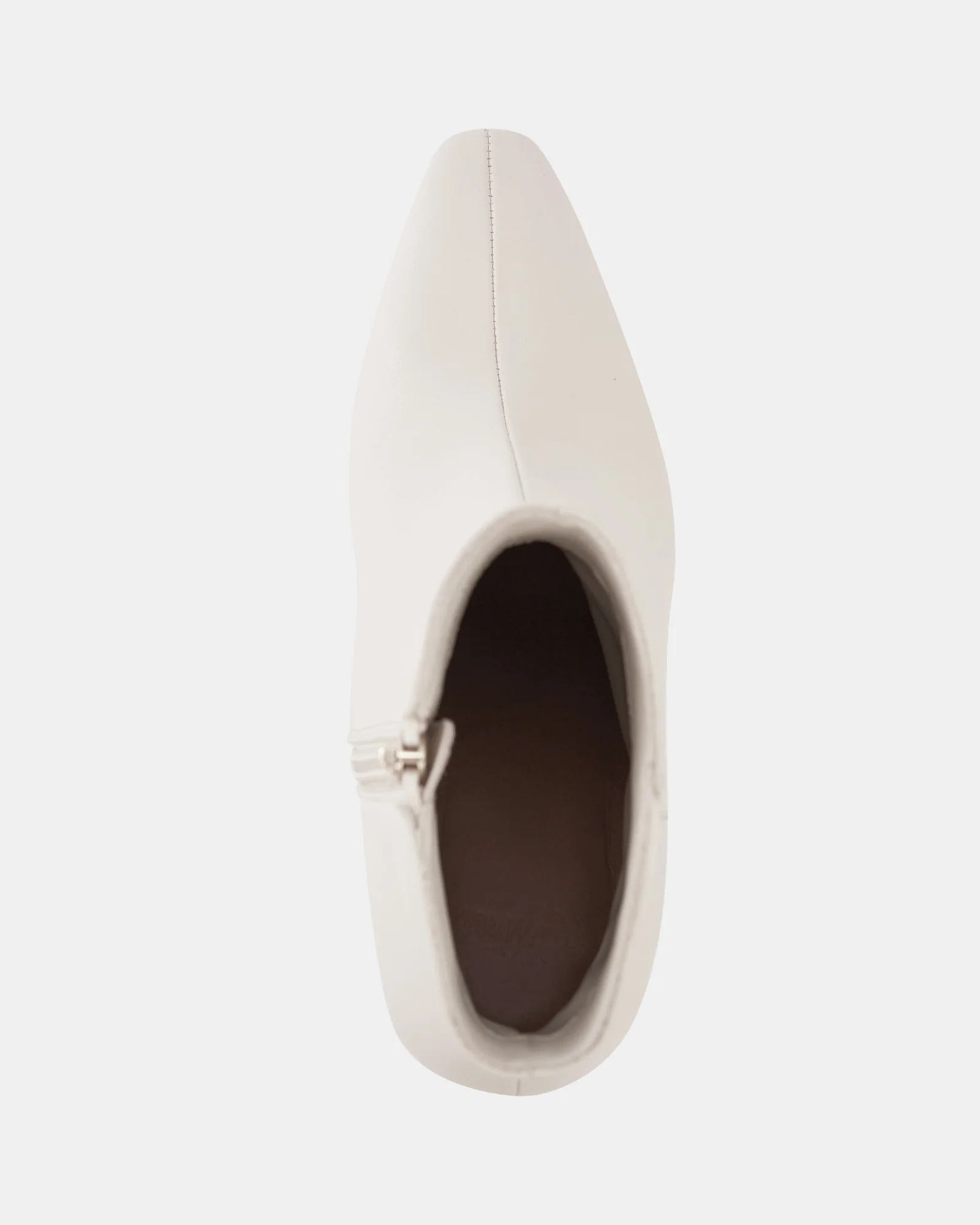 Loz Ecru Leather Ankle Boot - Image 5