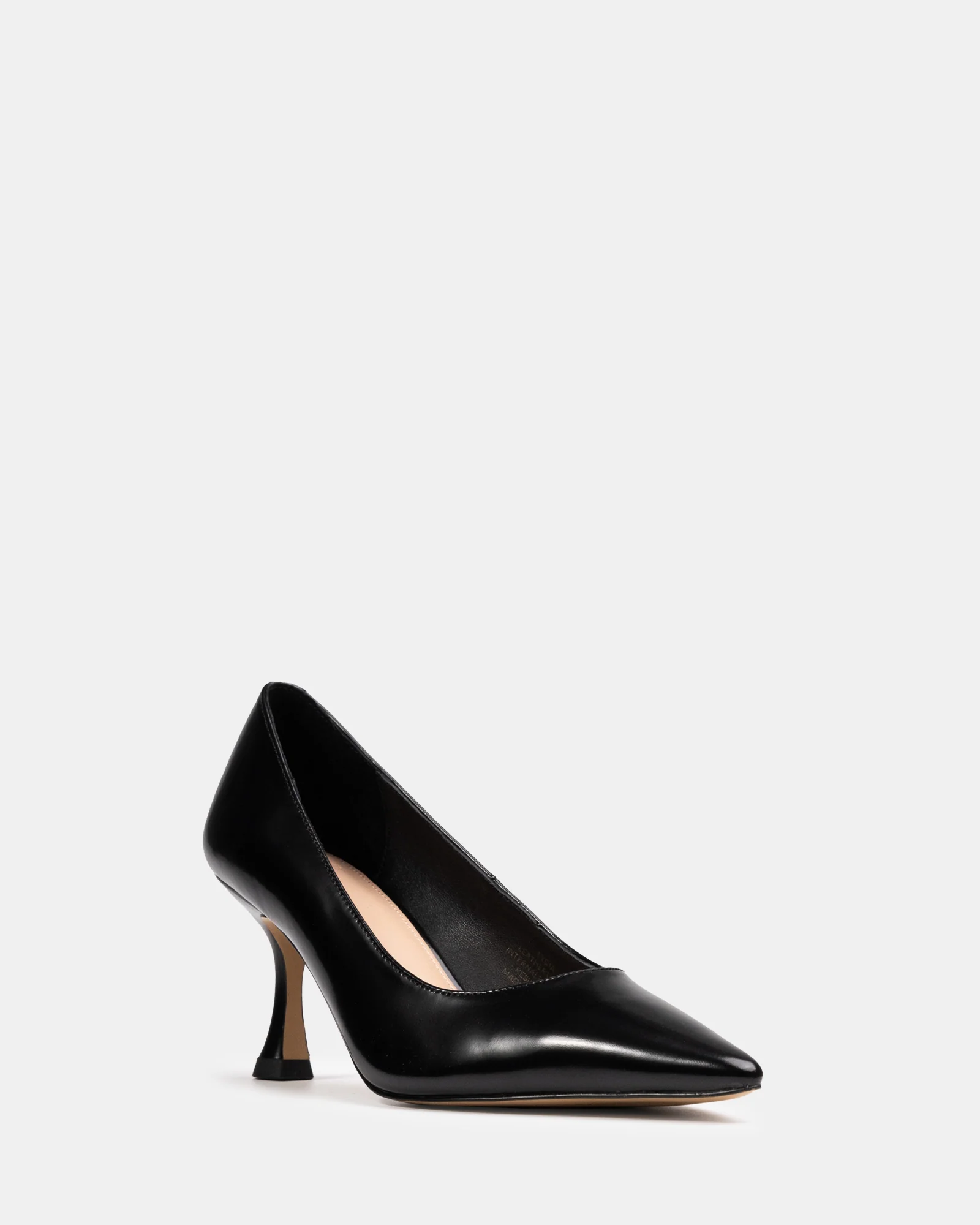 Lydia Black Leather Pump - Image 2