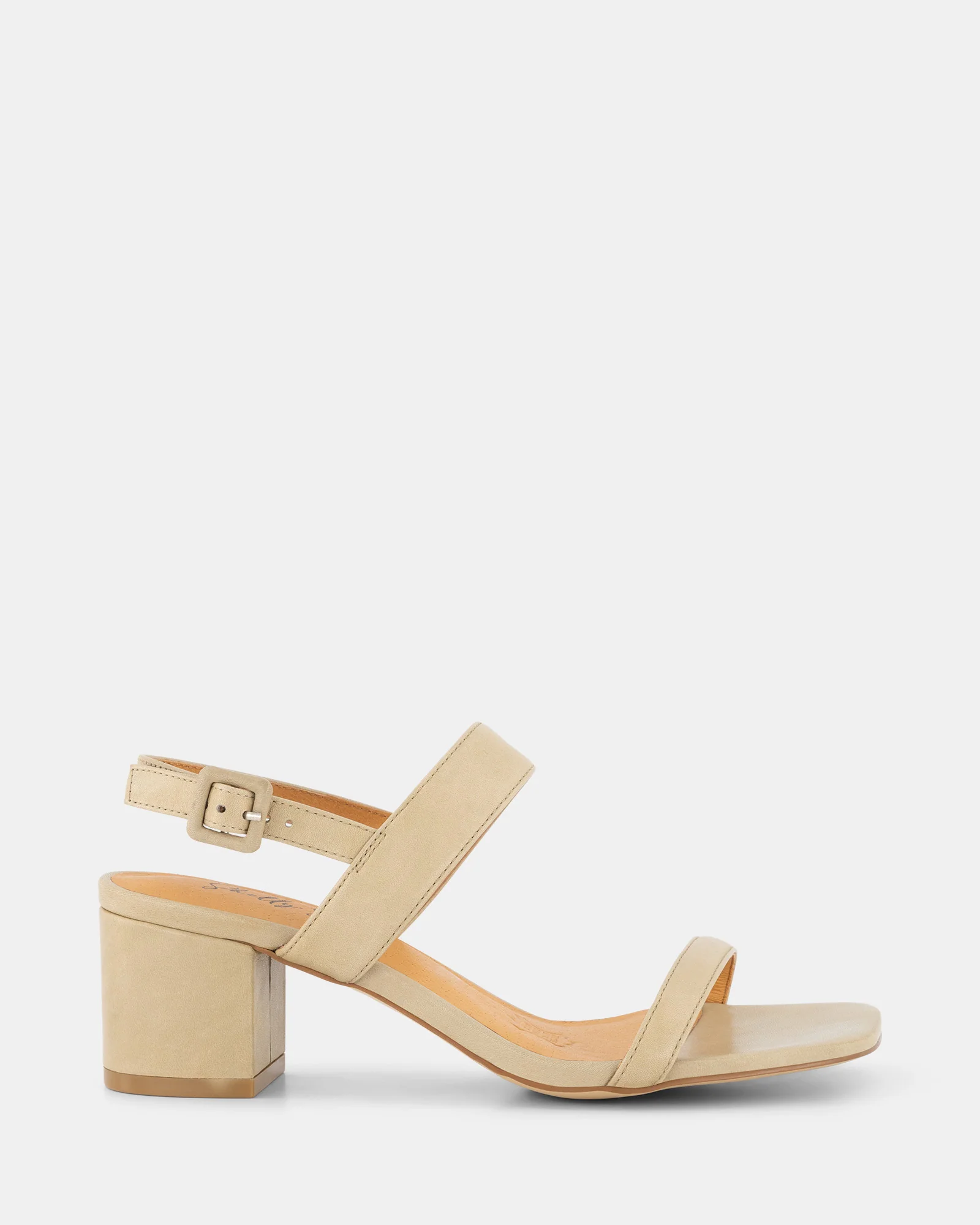 Malone Sage Leather Heel