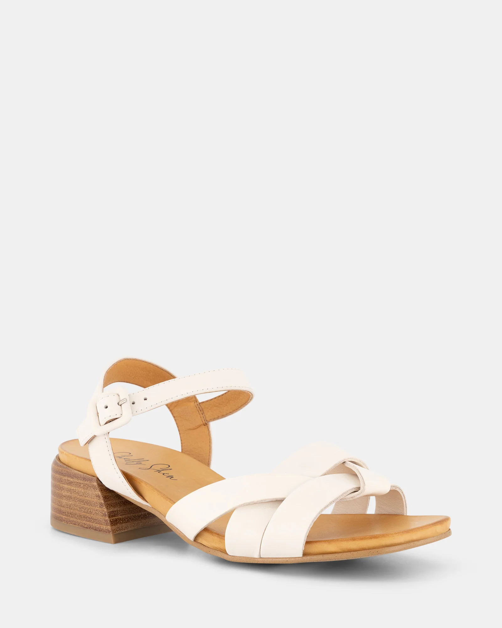 Margie Bone Leather Heel - Image 2