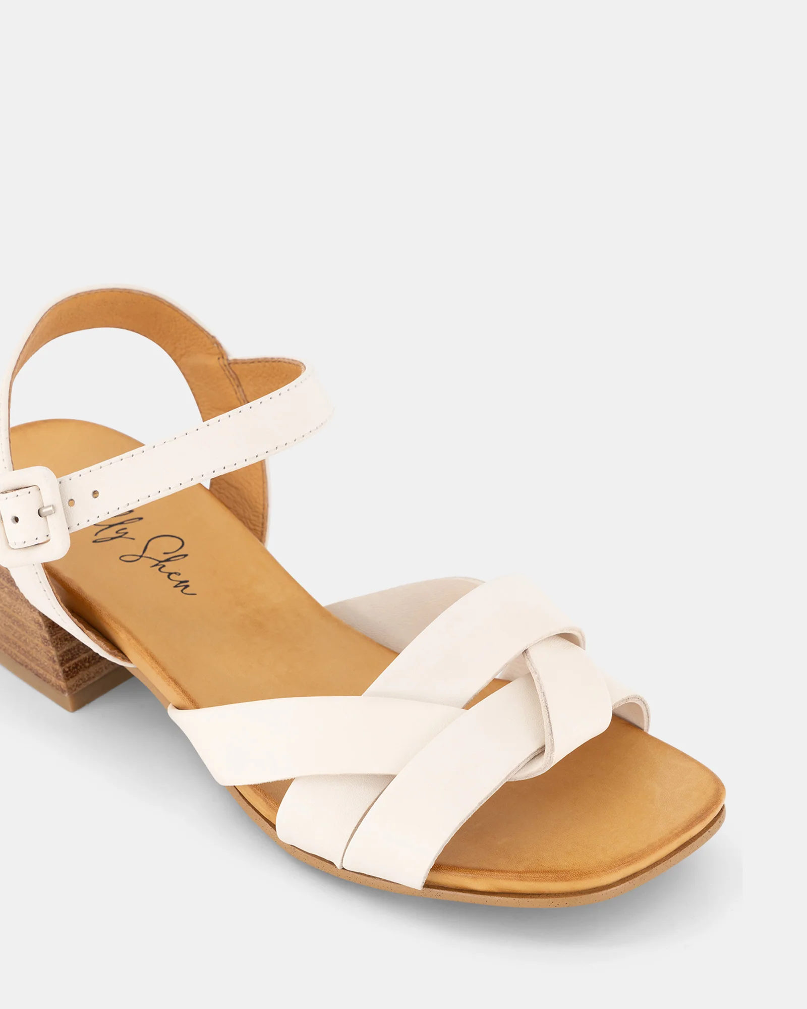 Margie Bone Leather Heel - Image 4
