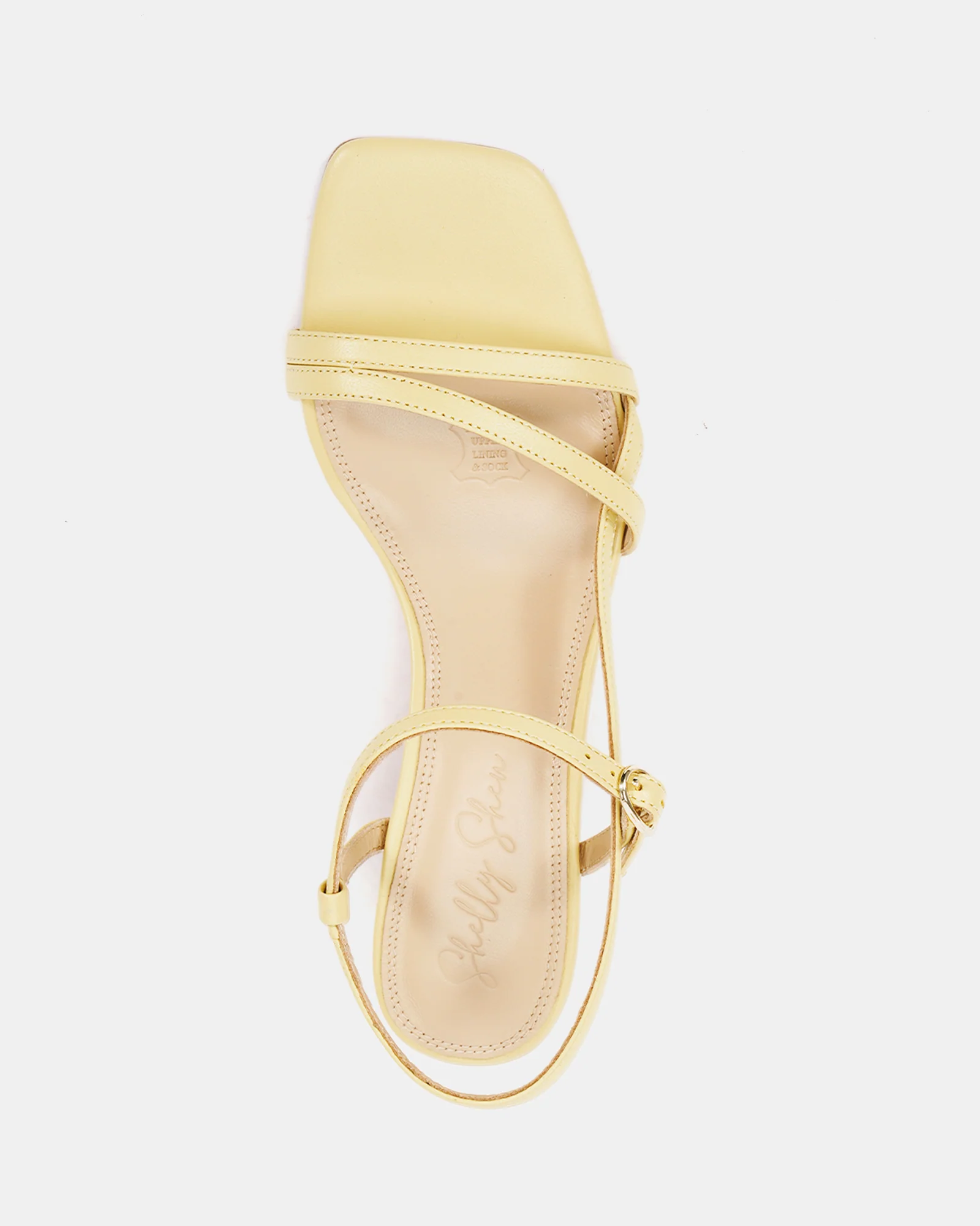 Minx Panacotta Leather Strappy Heel - Image 6