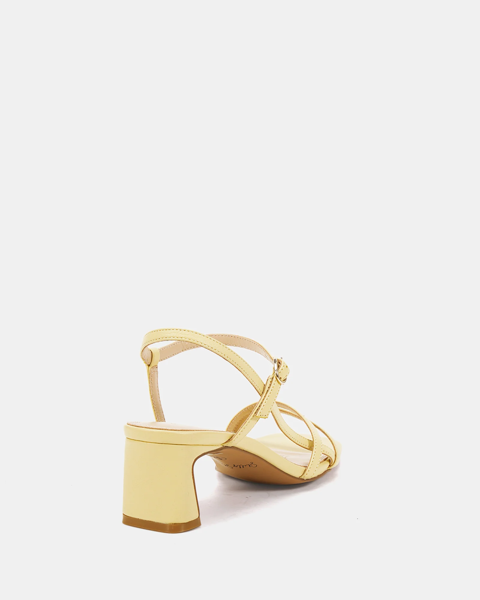 Minx Panacotta Leather Strappy Heel - Image 7