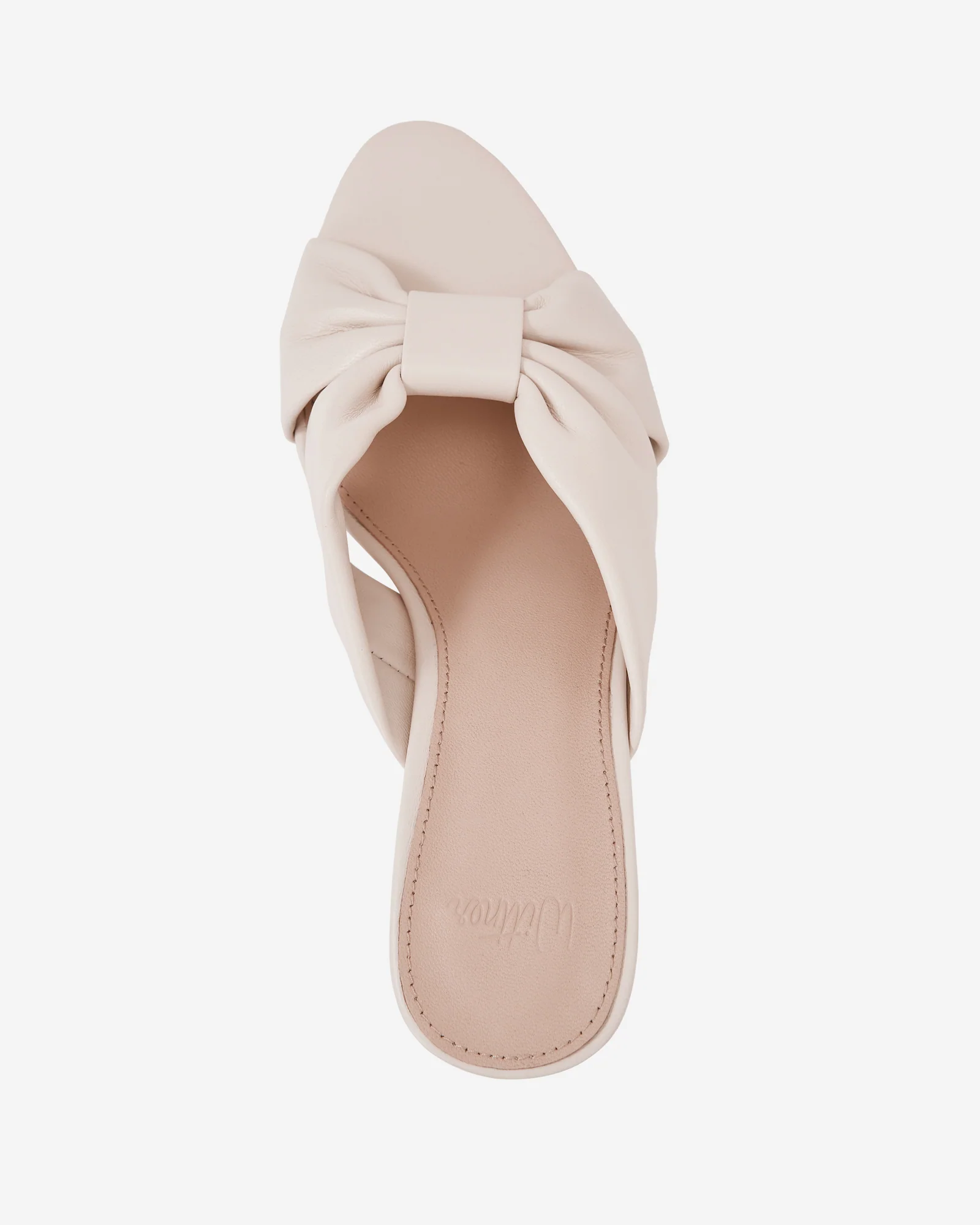 Oralia Vintage Ivory Leather Stiletto Mule - Image 5