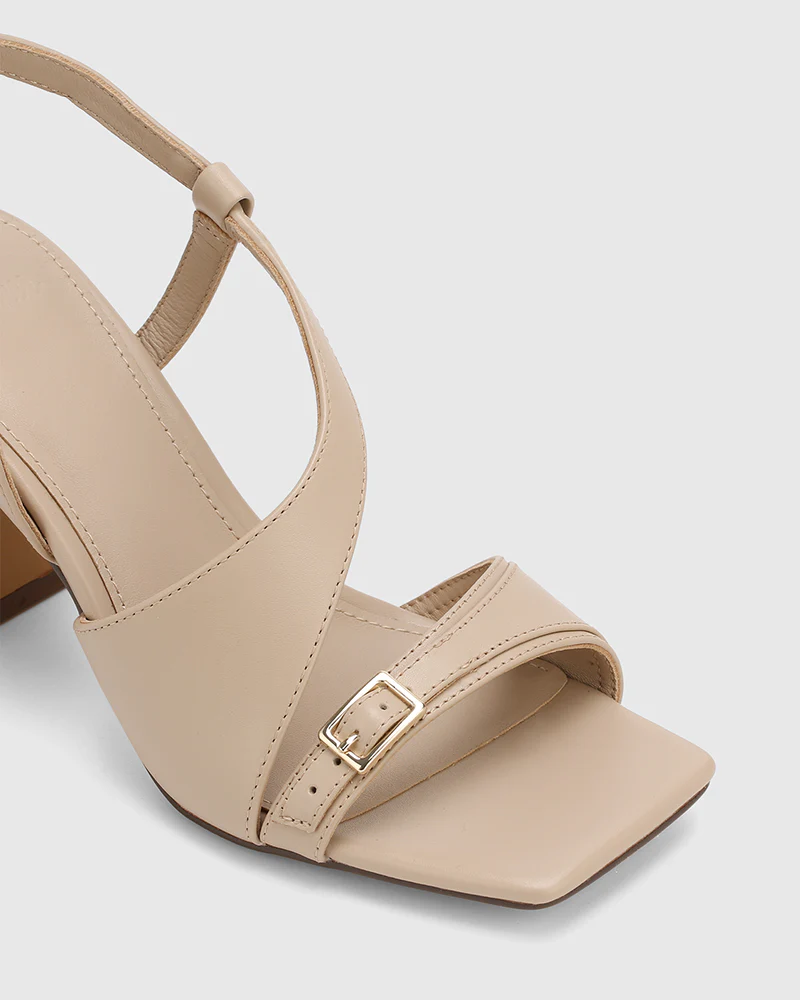 Perla Pale Porcelain Leather Heel - Image 3
