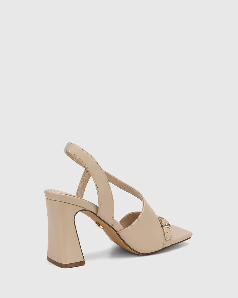 Perla Pale Porcelain Leather Heel - Image 4